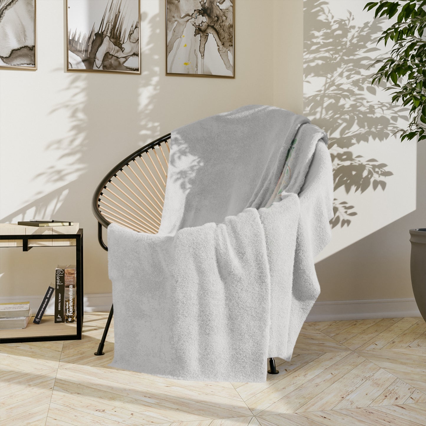 Velveteen Microfiber Blanket — Softness Wins Floral Throw Blanket