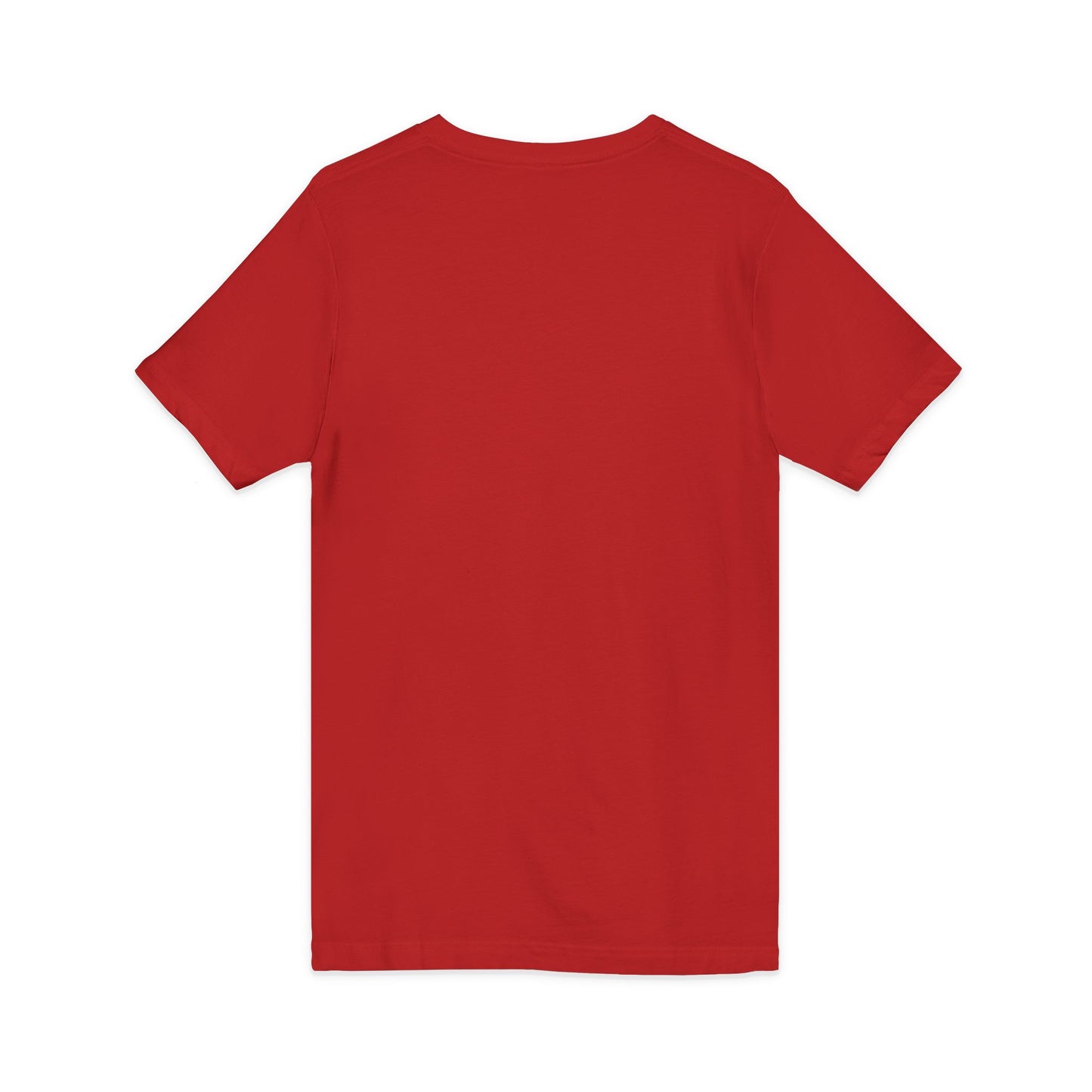 King of Cups Playing Card V‑Neck Tee — Retro Minimalist Tarot/Deck Design