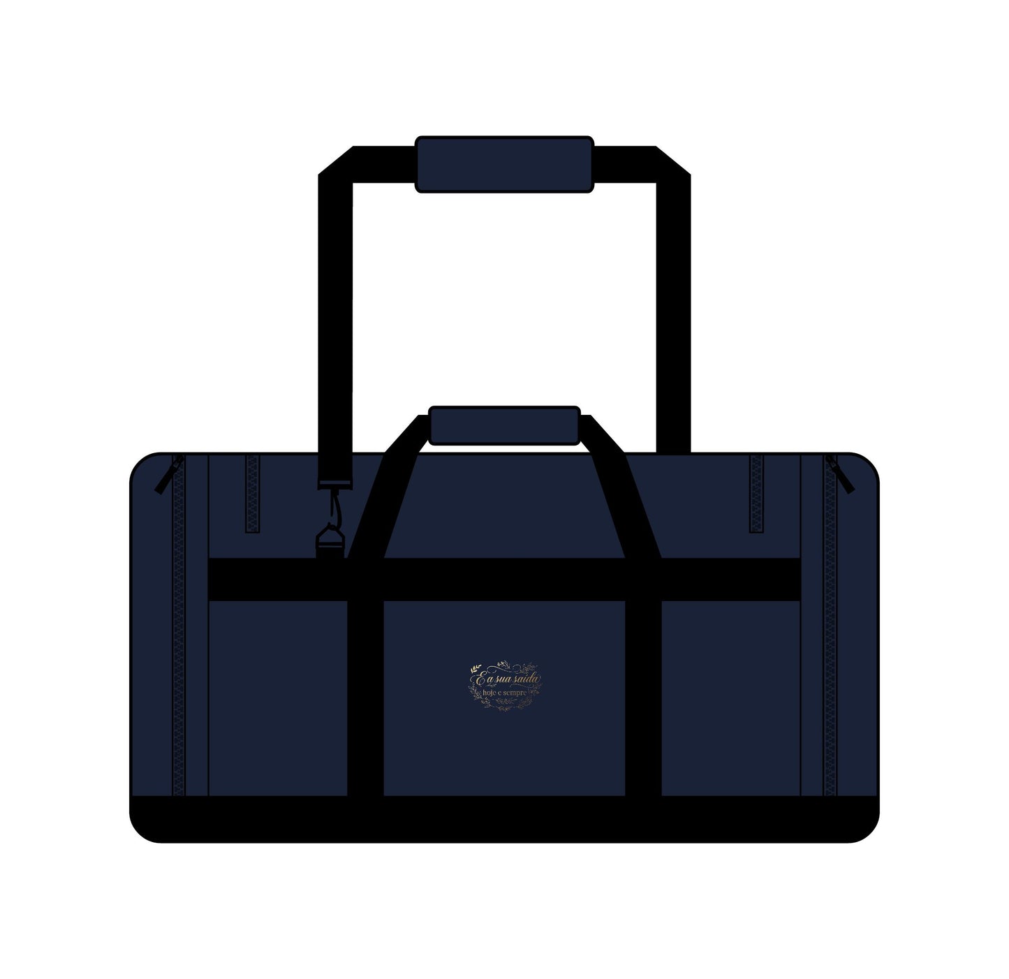 Mala Duffel Explorer Grande 27" – "Deus Abençoe a Sua Entrada e Saída Hoje e Sempre"