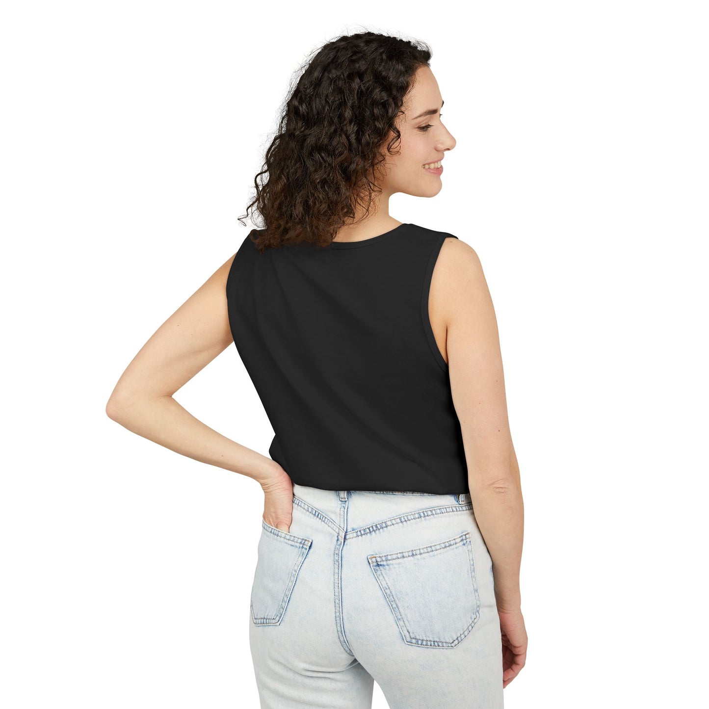 Protected by Grace Cross Tank Top — Christian Faith Graphic