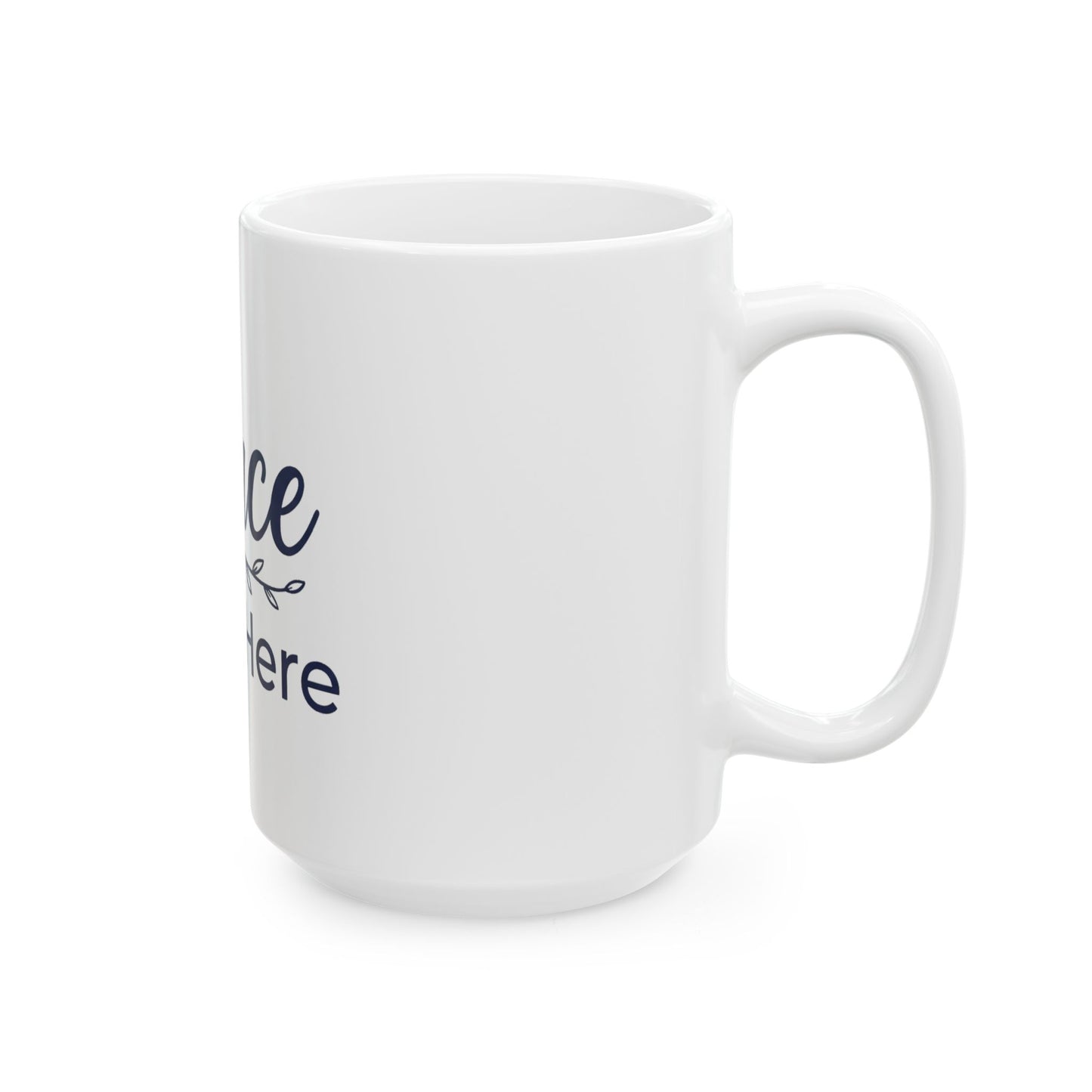 Grace Lives Here Ceramic Mug — Inspirational Faith Coffee Cup (11oz & 15oz)