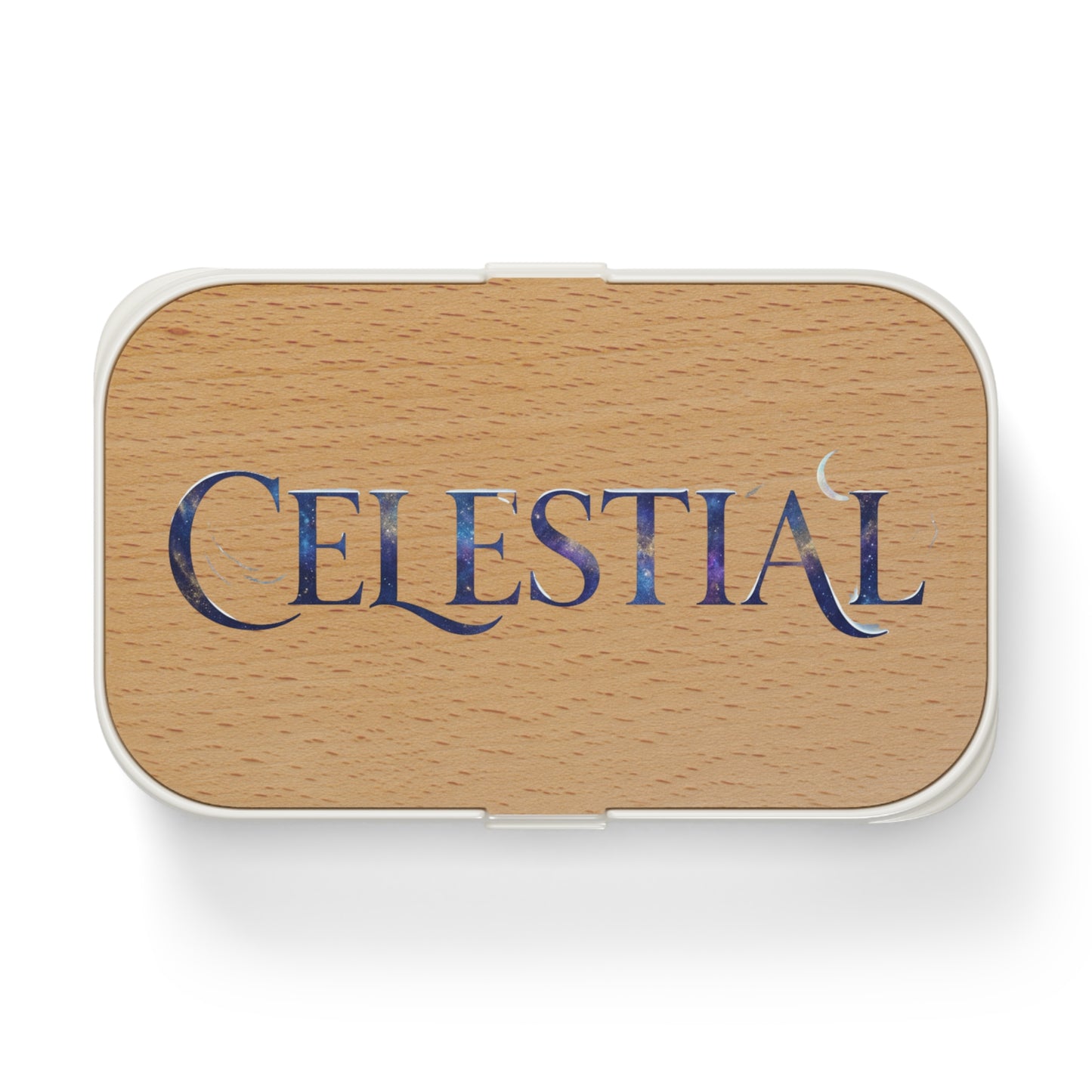Celestial Bento Lunch Box – Wooden Lid Portable Lunchbox