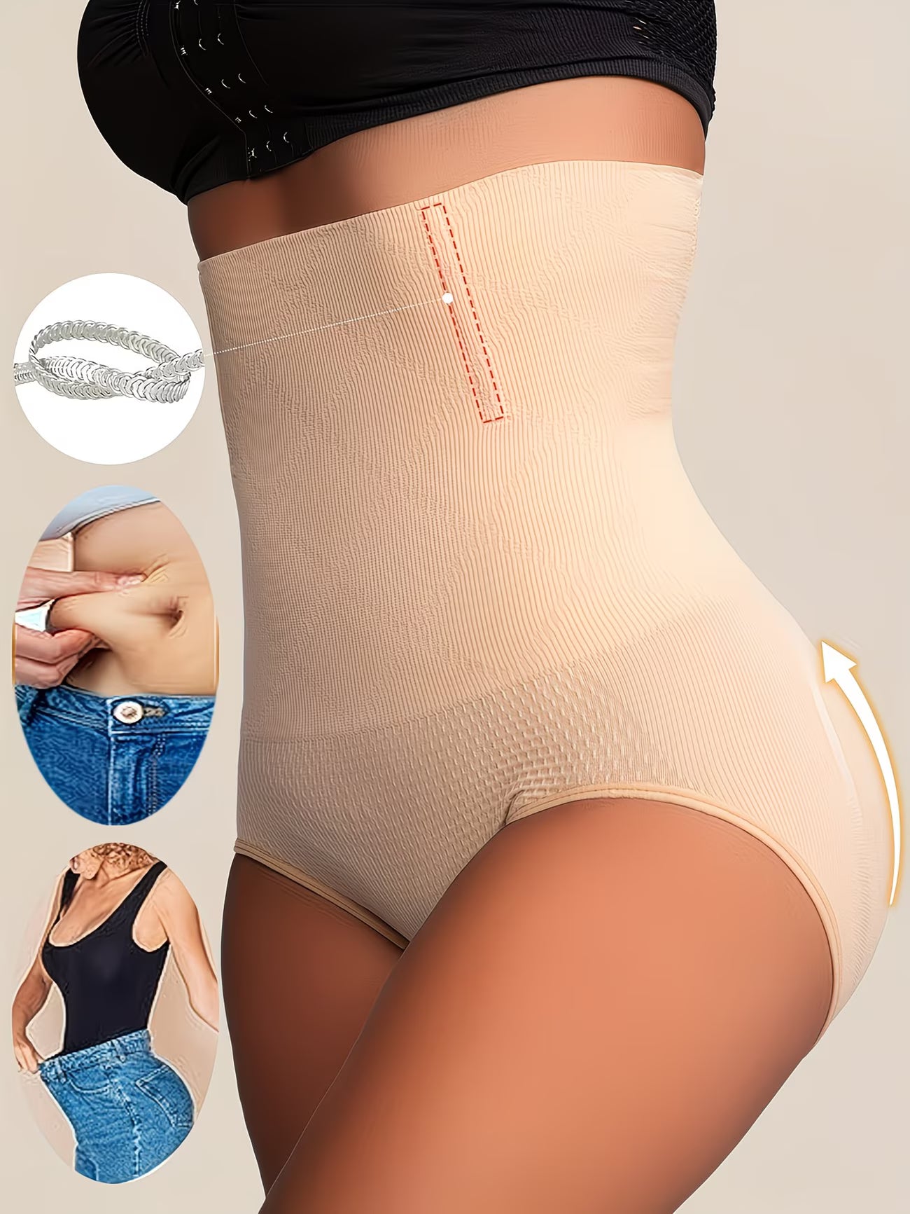 SculptLine™ High-Waisted Shapewear Leggings | Tummy Control & Butt Lift Body Shaper
