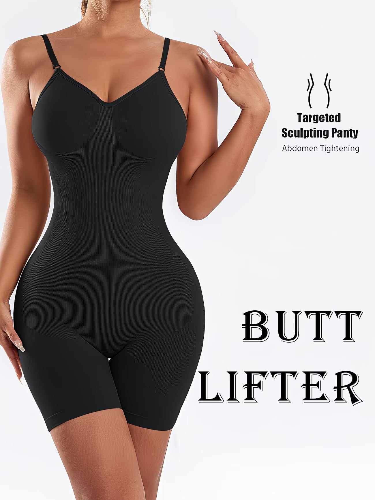 FlexSculpt™ Seamless Backless Yoga Bodysuit | Tummy Control Butt Lift Active Shapewear for Fitness & Daily Wear