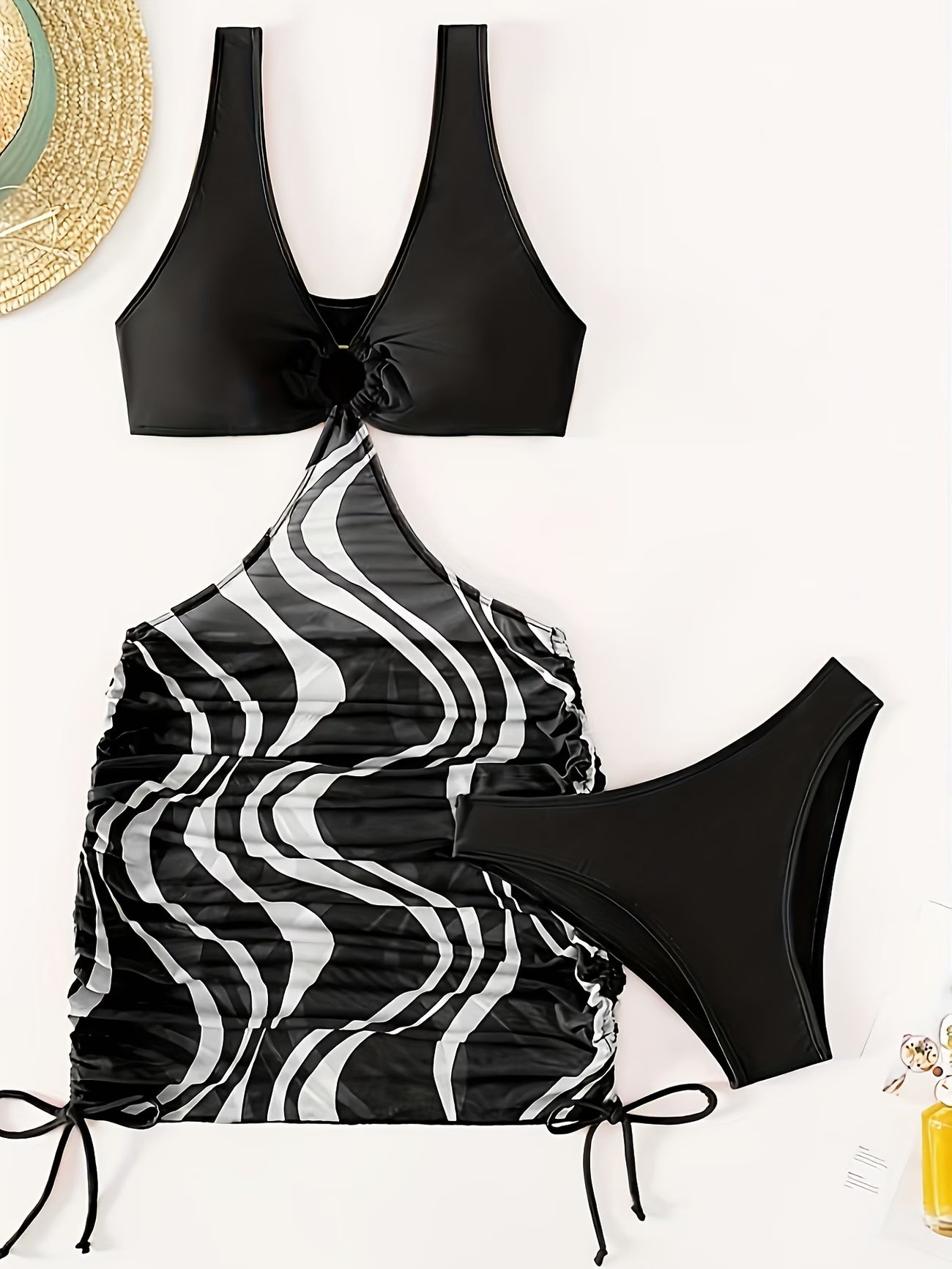 Coastal Chic Striped Bikini Set