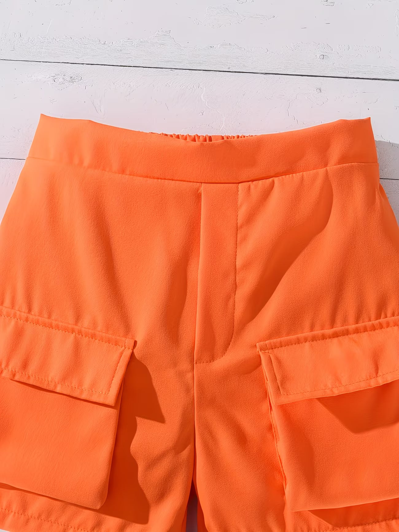 Tropical Breeze™ 2-Piece Summer Set | Asymmetrical Cami & Cargo Shorts Outfit for Women