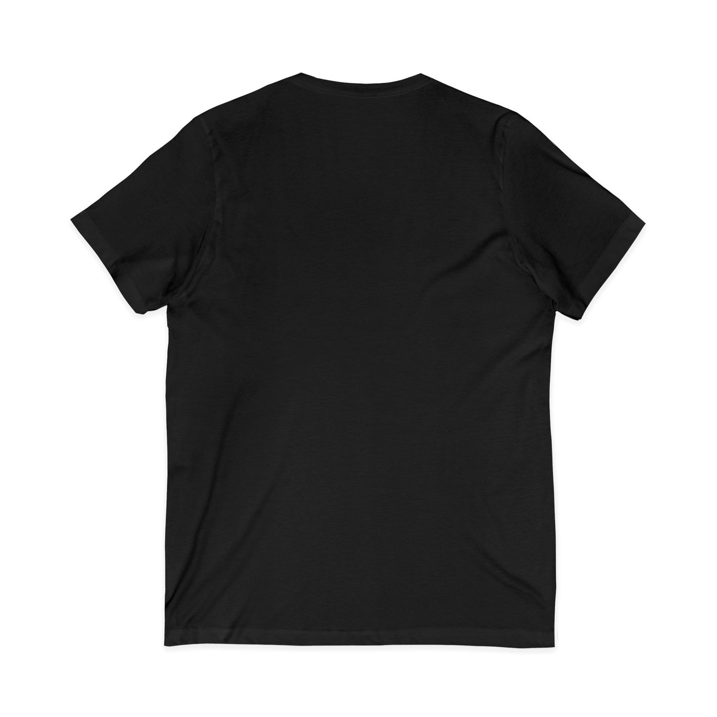 King of Cups Playing Card V‑Neck Tee — Retro Minimalist Tarot/Deck Design