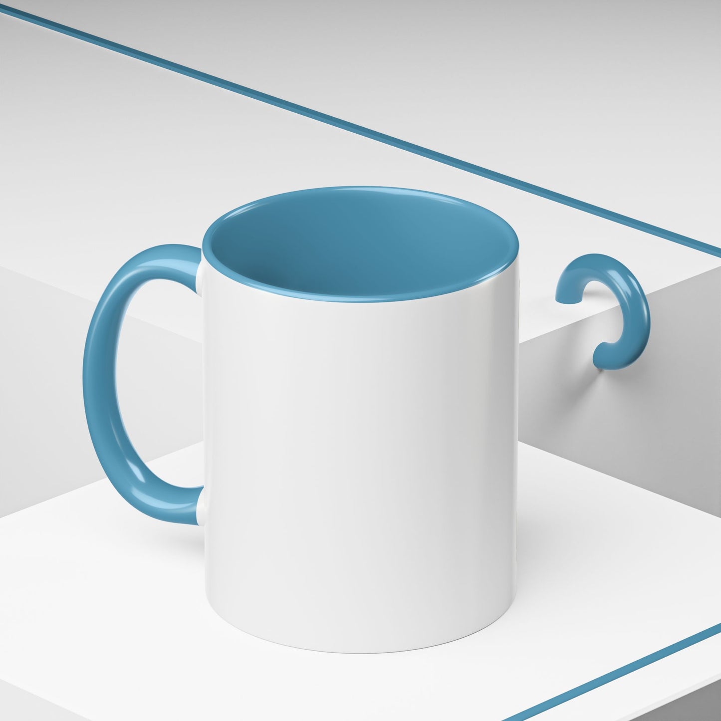 Boundaries Are Beautiful Accent Coffee Mug — Inspirational Self-Care Coffee Cup (11/15oz)