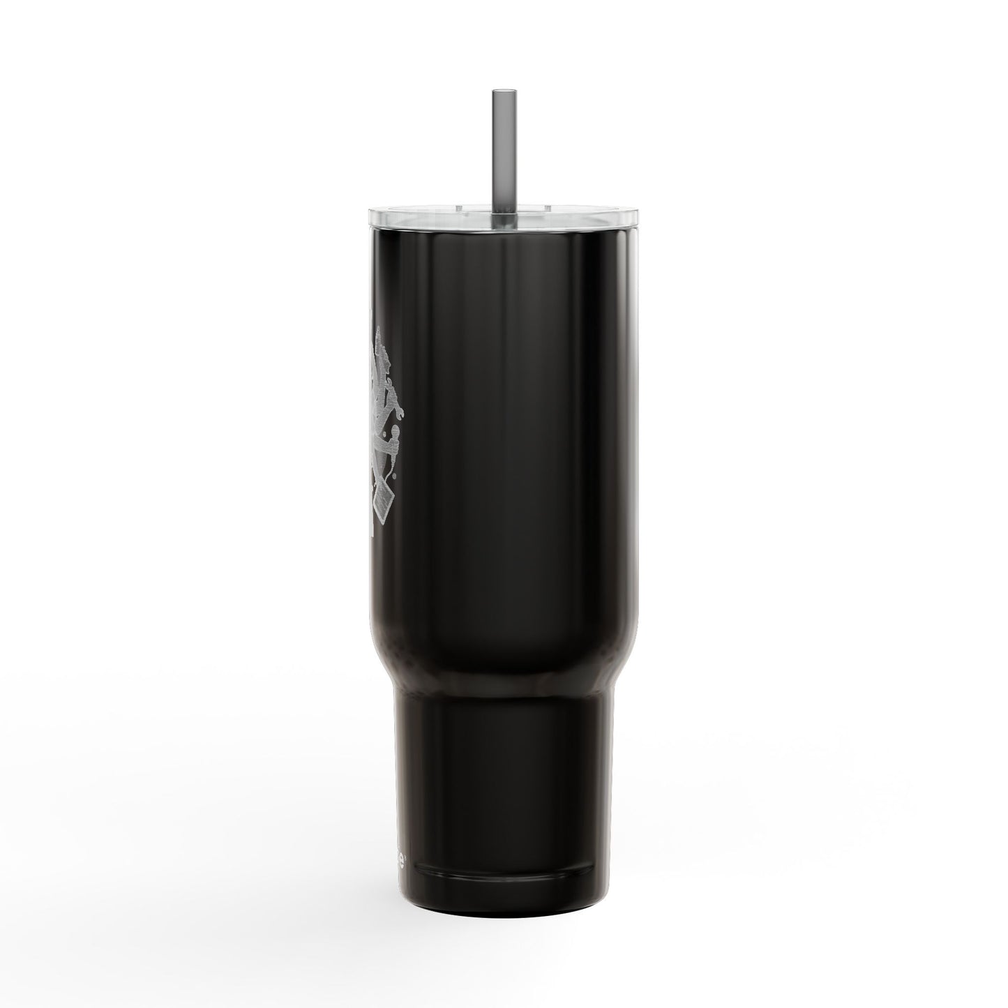40oz Engraved Insulated Tumbler - Multi-Tasking Woman Design - Copo Térmico de 40oz Gravado – Design "Mulher Multitarefa"
