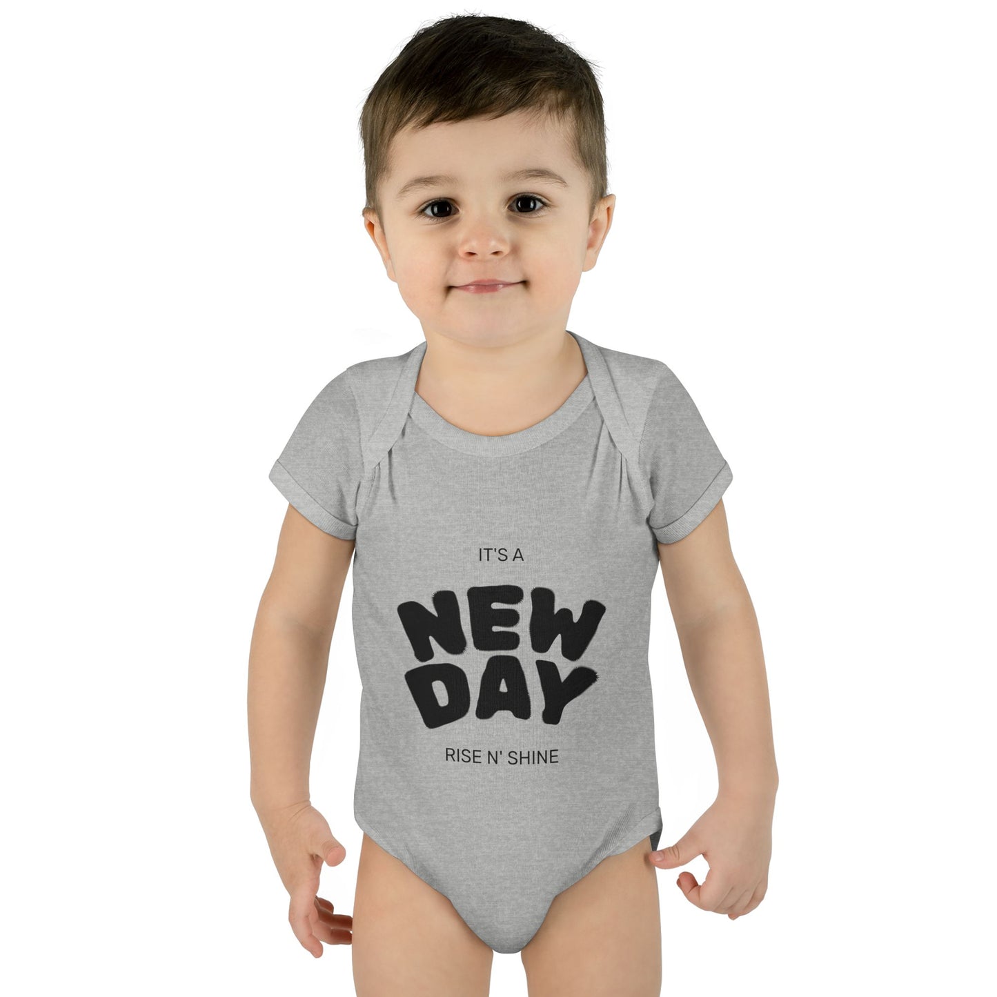 Infant Bodysuit "It's a New Day — Rise N' Shine" Baby Onesie