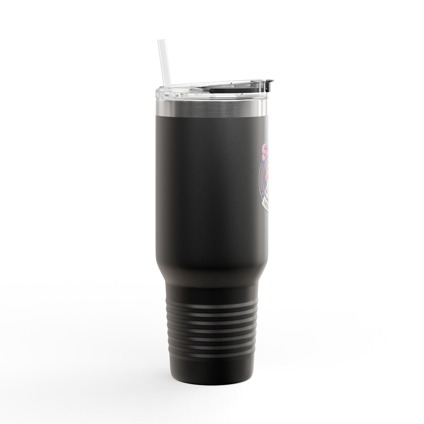 40oz Insulated Travel Mug — "Sweet but Unstoppable" Retro Dessert Design