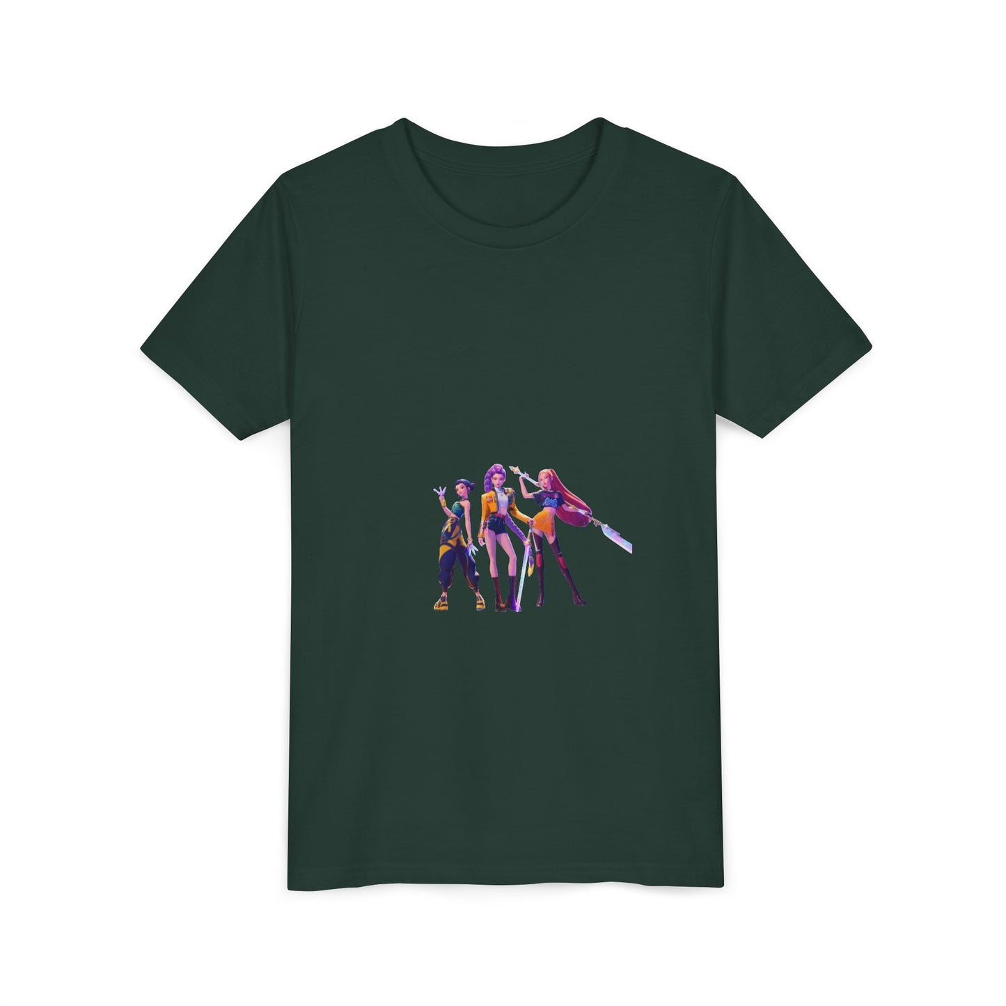 Youth Tee — Colorful Cartoon Band Kids T‑Shirt