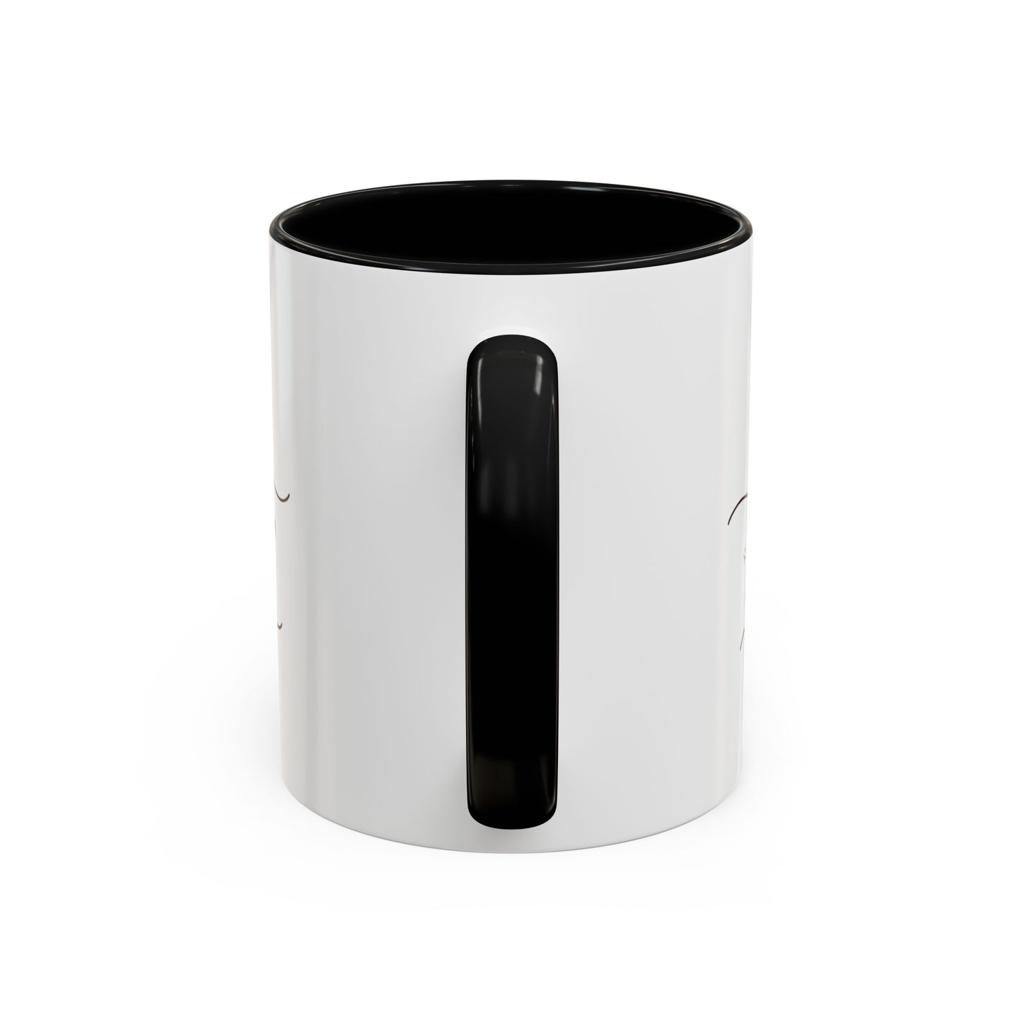 Personalized Accent Coffee Mug — “Just Like Everything You Do”