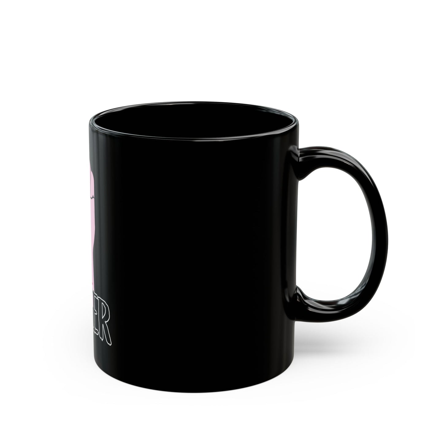 GRL Power Black Mug — Feminist Fist Coffee Cup (11oz, 15oz)