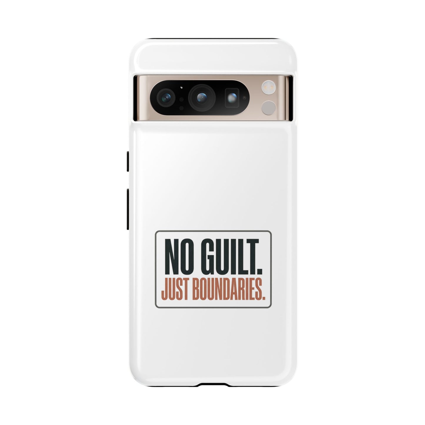 Phone Case — “No Guilt. Just Boundaries.” Motivational Protective Case