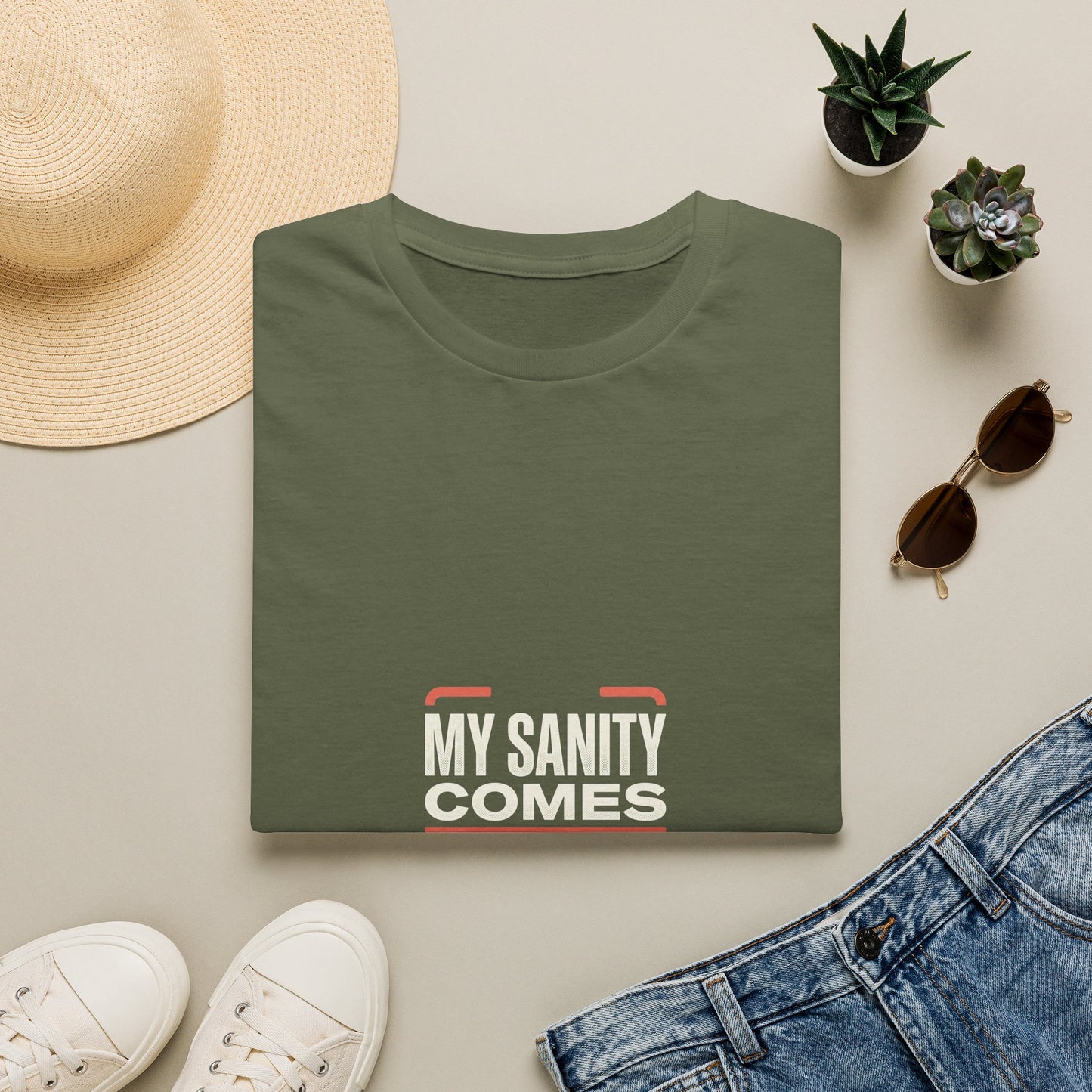 T‑Shirt — Minimal 'My Sanity Comes First' Graphic Tee