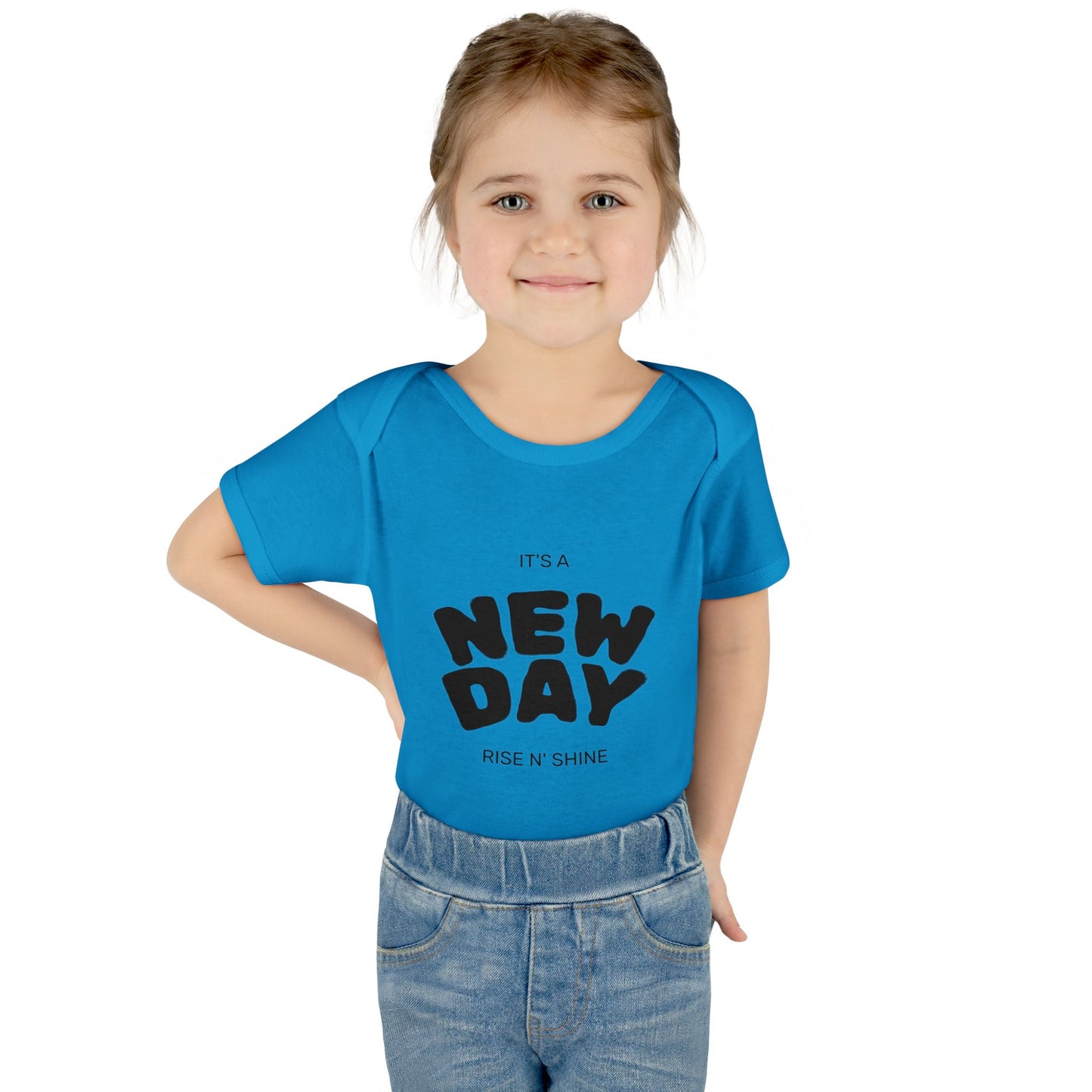 Infant Bodysuit "It's a New Day — Rise N' Shine" Baby Onesie