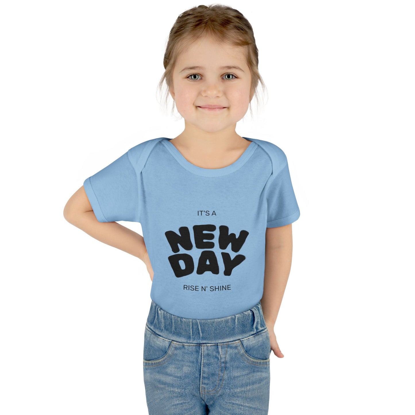 Infant Bodysuit "It's a New Day — Rise N' Shine" Baby Onesie