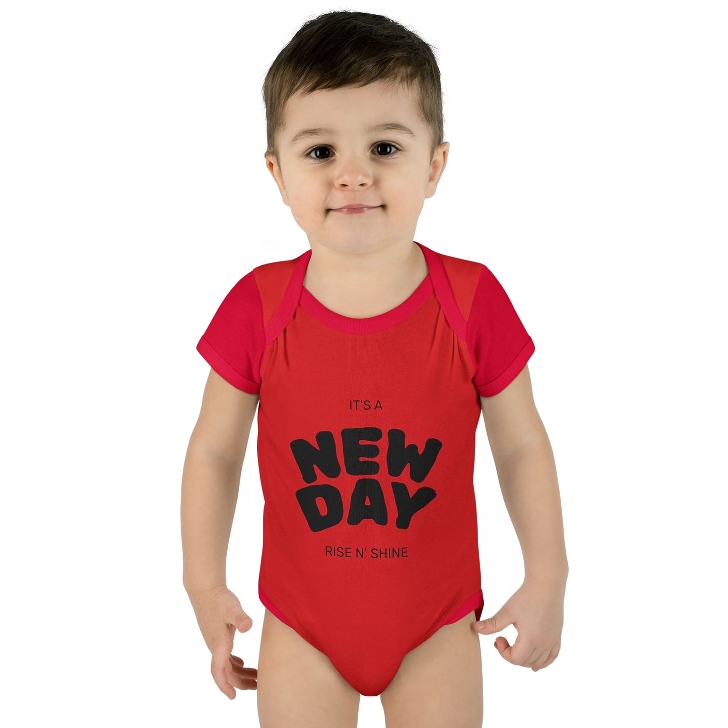 Infant Bodysuit "It's a New Day — Rise N' Shine" Baby Onesie