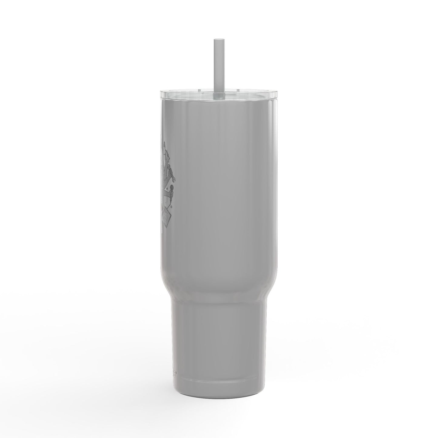 40oz Engraved Insulated Tumbler - Multi-Tasking Woman Design - Copo Térmico de 40oz Gravado – Design "Mulher Multitarefa"