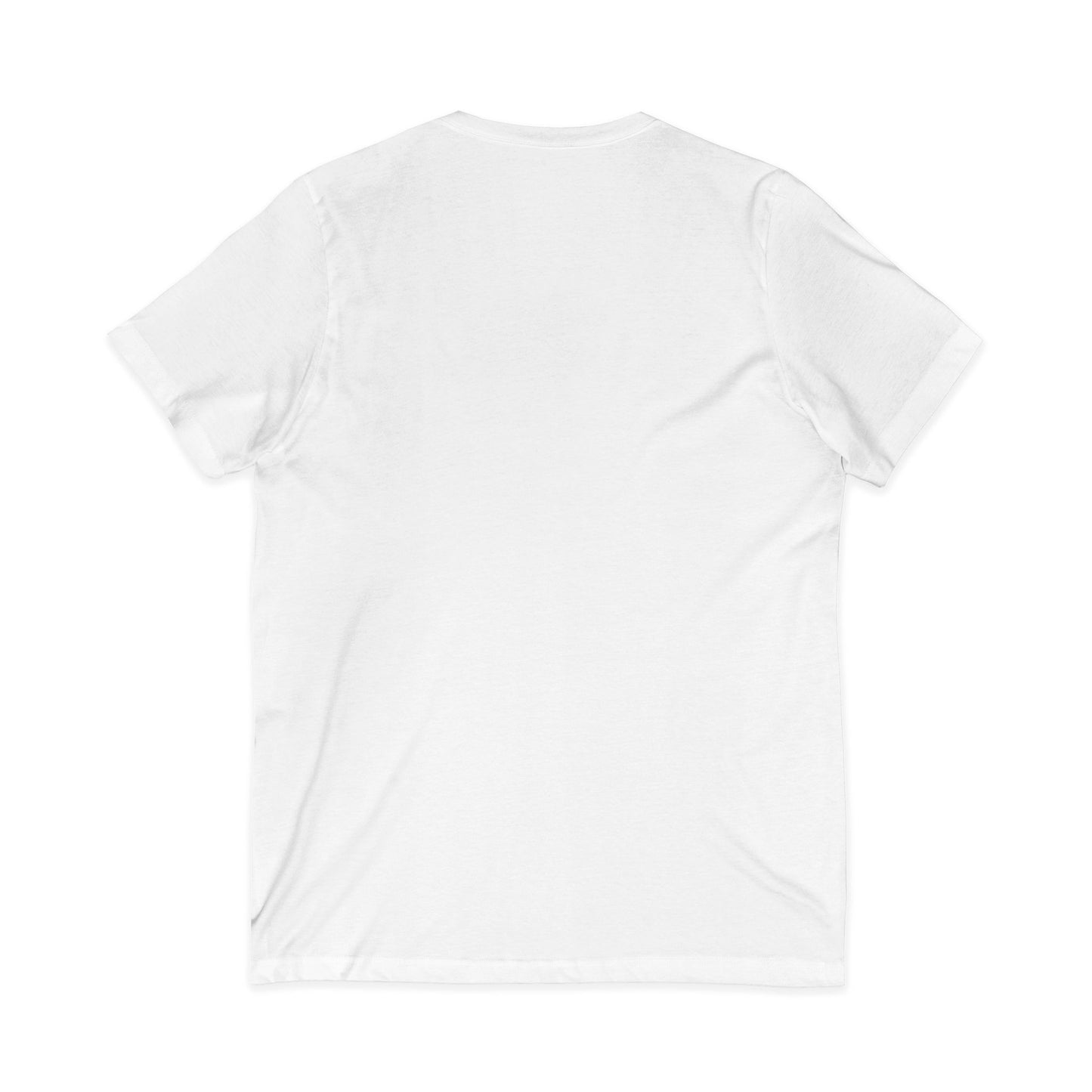 Inspirational V-Neck Tee — "I'm Still Becoming Who I Was Born To Be" - Camiseta Inspiradora com Decote V — "Ainda Estou Me Tornando Quem Nasci Para Ser"