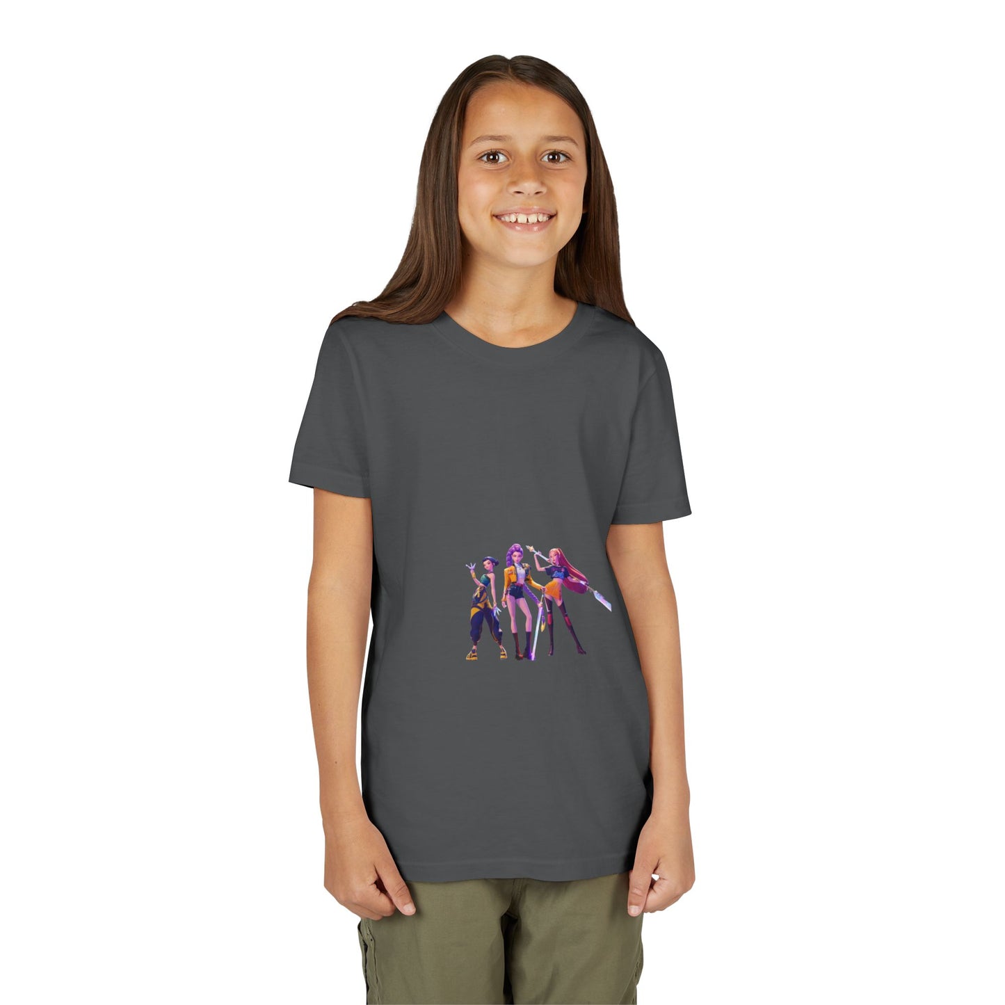 Youth Tee — Colorful Cartoon Band Kids T‑Shirt