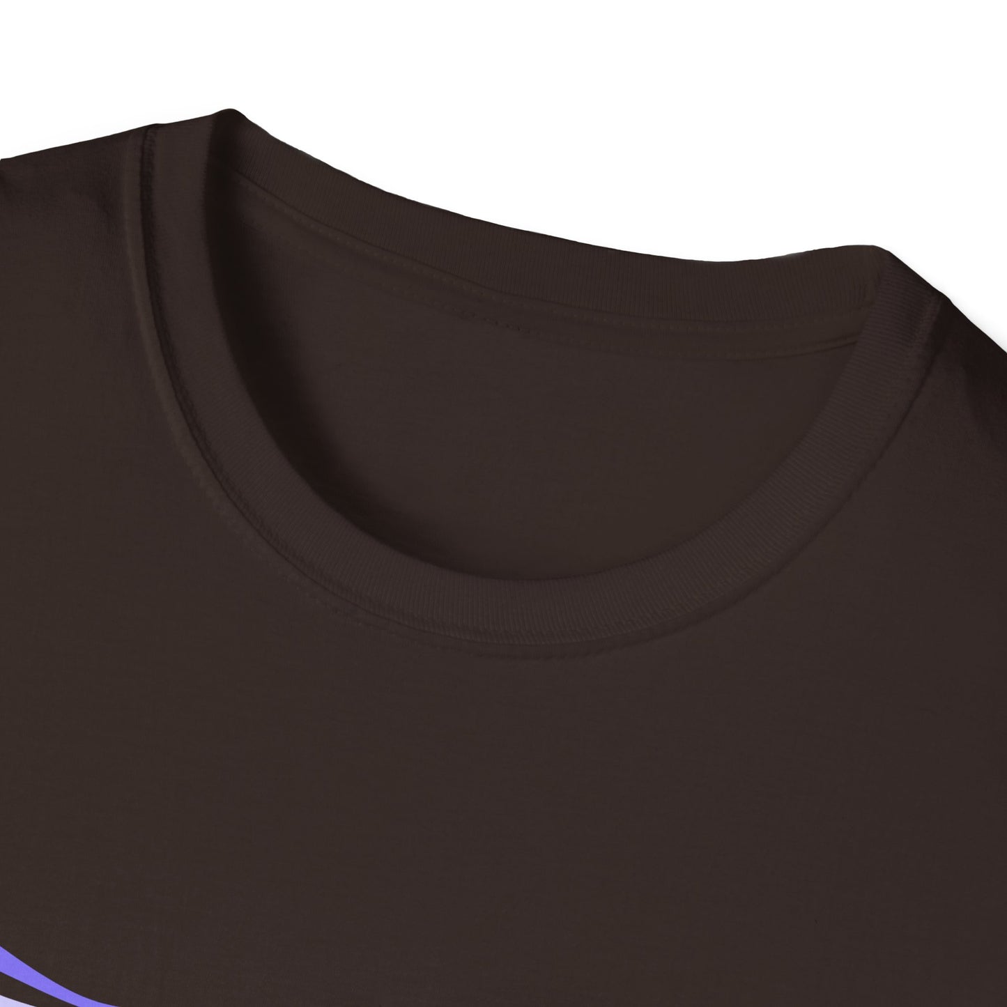 Dog Face T-Shirt — Playful Purple Pup with Star Sunglasses Graphic