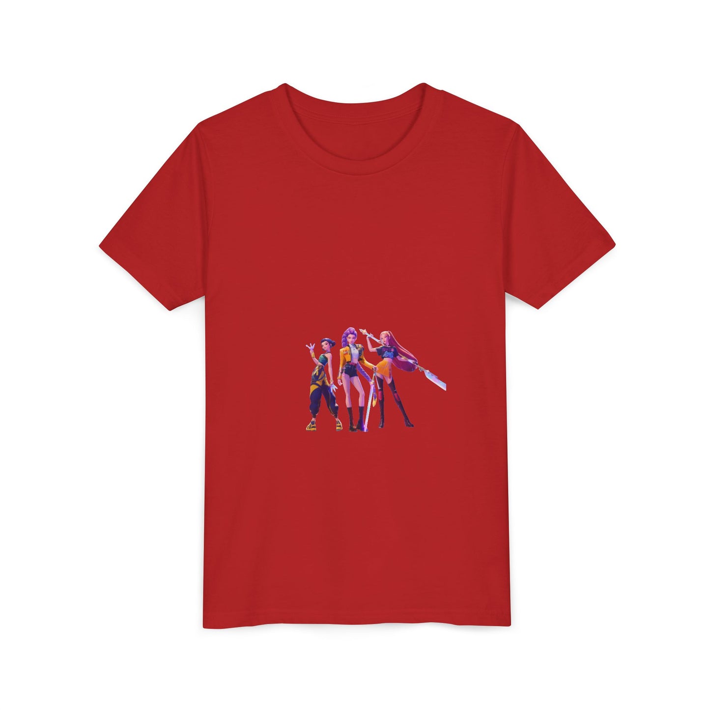 Youth Tee — Colorful Cartoon Band Kids T‑Shirt