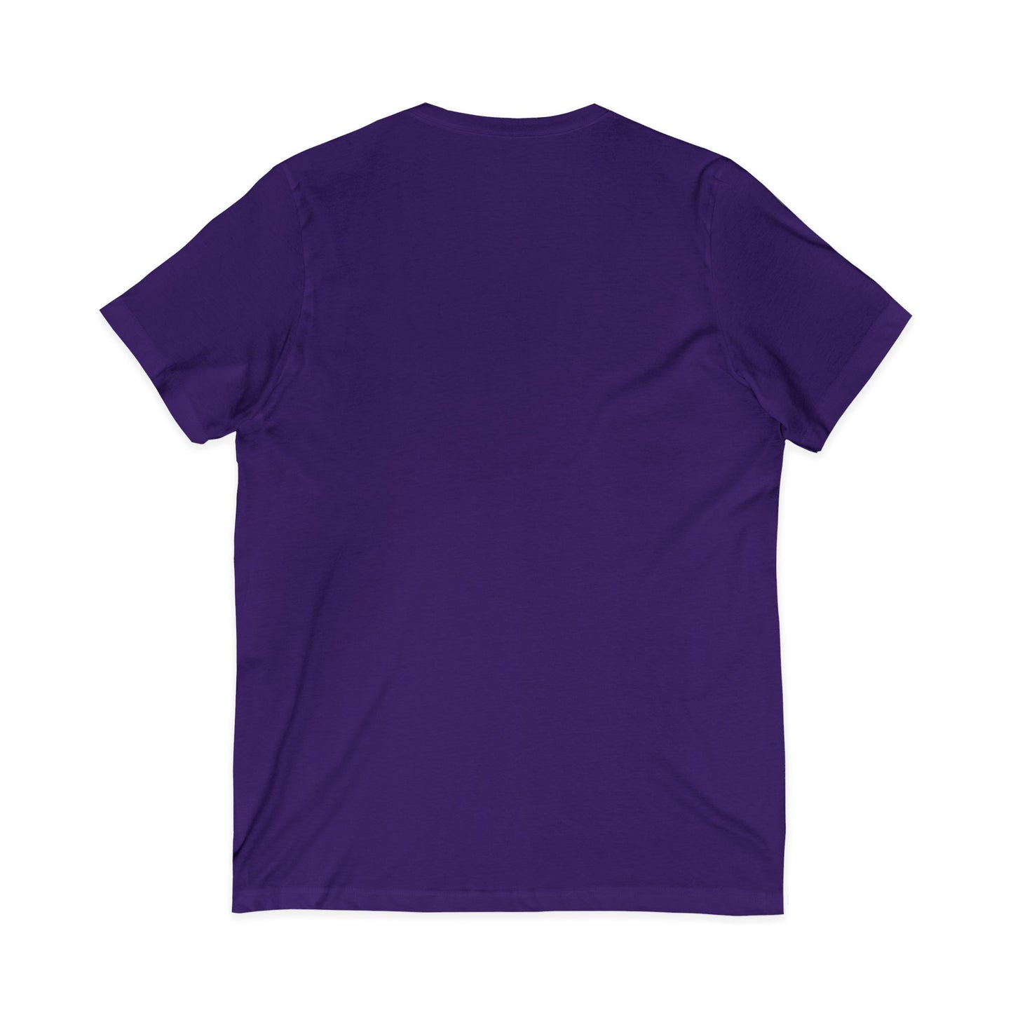 King of Cups Playing Card V‑Neck Tee — Retro Minimalist Tarot/Deck Design
