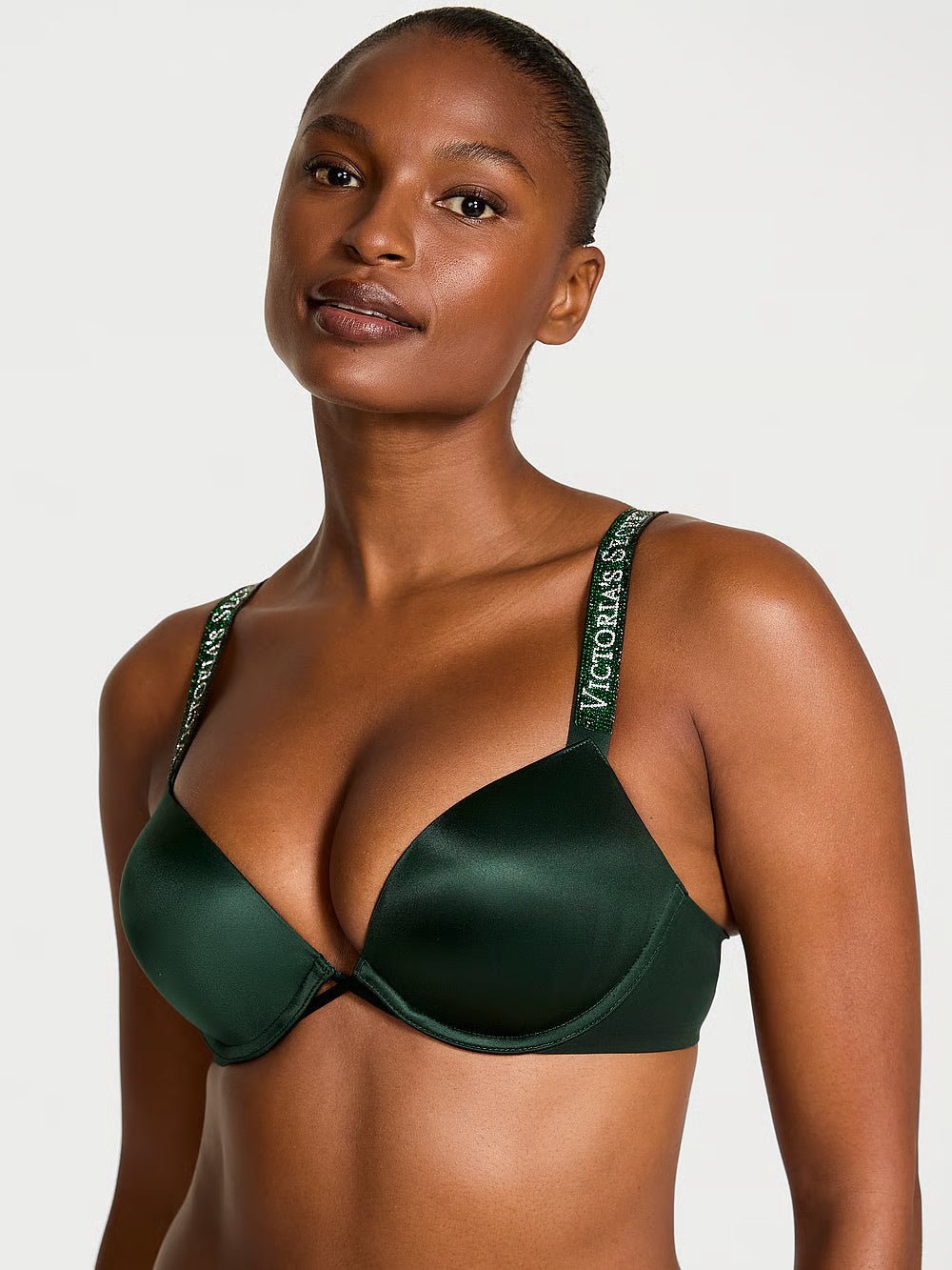 Victoria's Secret Bombshell® Logo Shine Strap Add-2-Cups Push-Up Bra