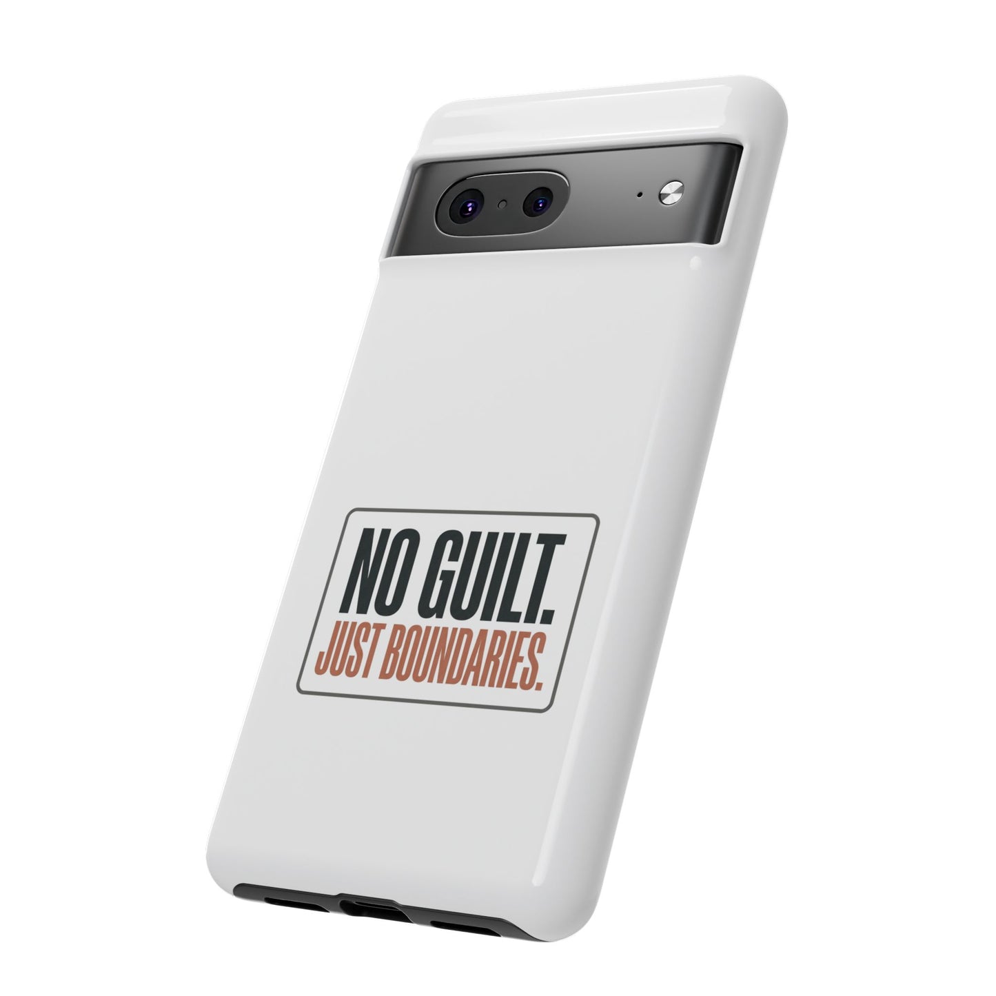 Phone Case — “No Guilt. Just Boundaries.” Motivational Protective Case