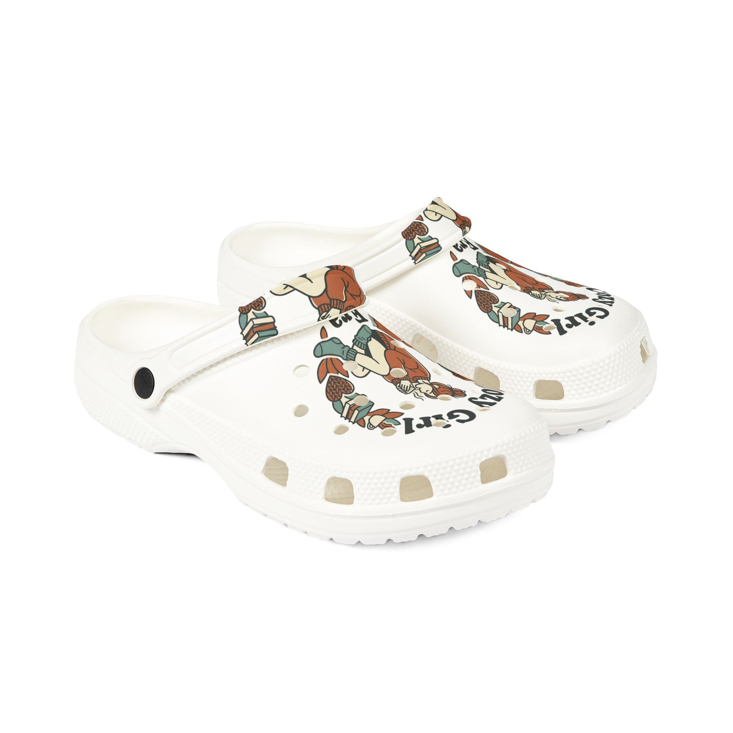 Cozy Girl EVA Foam Clogs — Lightweight Printed Garden & Lounge Shoes