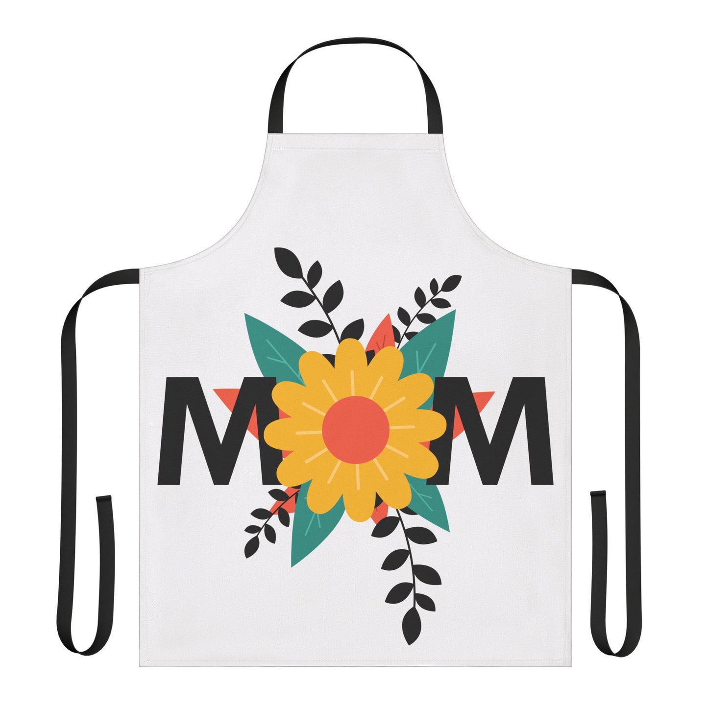 Mom Apron, 5-Color Straps (AOP)