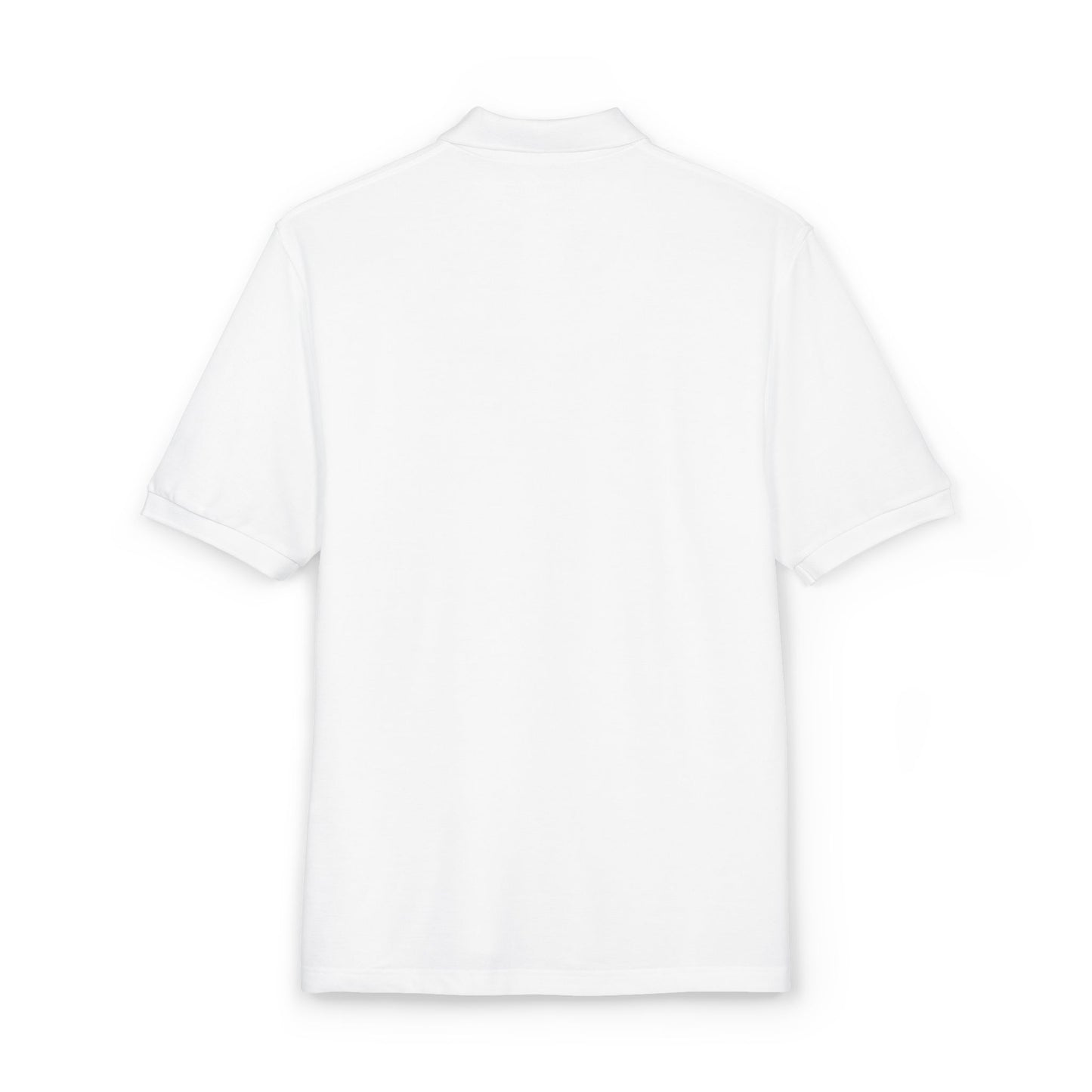 Embroidered CEO Club Polo Shirt — Classic White Corporate Logo Polo