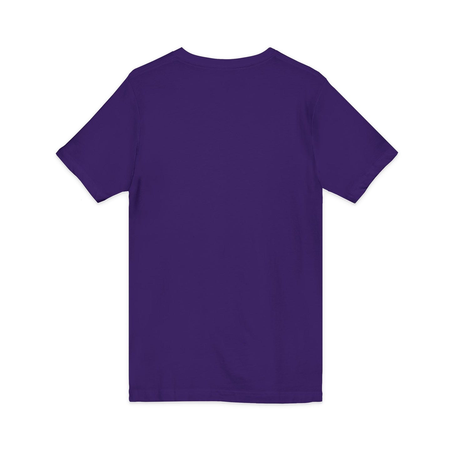 King of Cups Playing Card V‑Neck Tee — Retro Minimalist Tarot/Deck Design