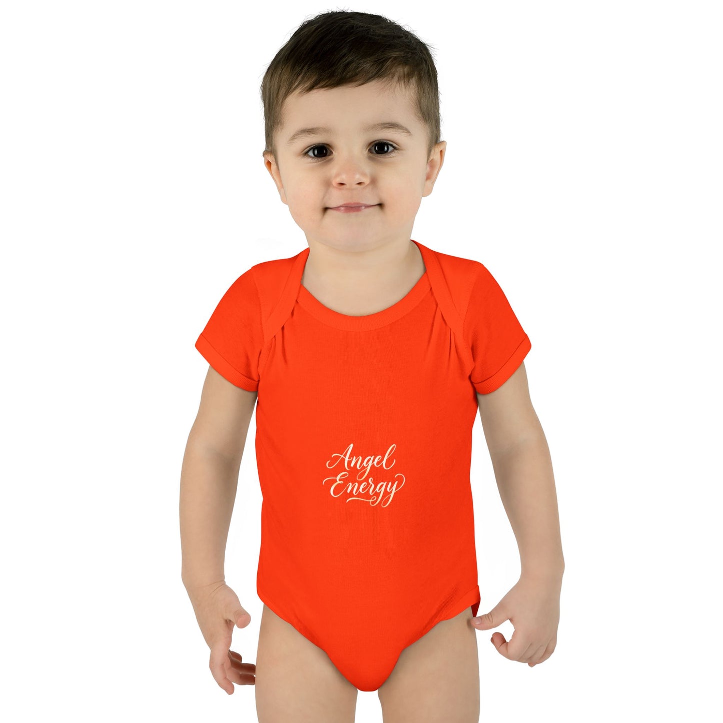 Infant Bodysuit - 'Angel Energy' Cute Baby Onesie (Newborn to 24M)