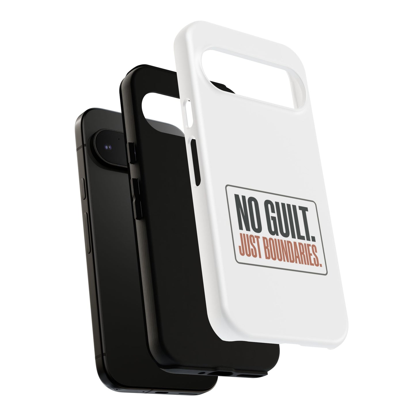 Phone Case — “No Guilt. Just Boundaries.” Motivational Protective Case