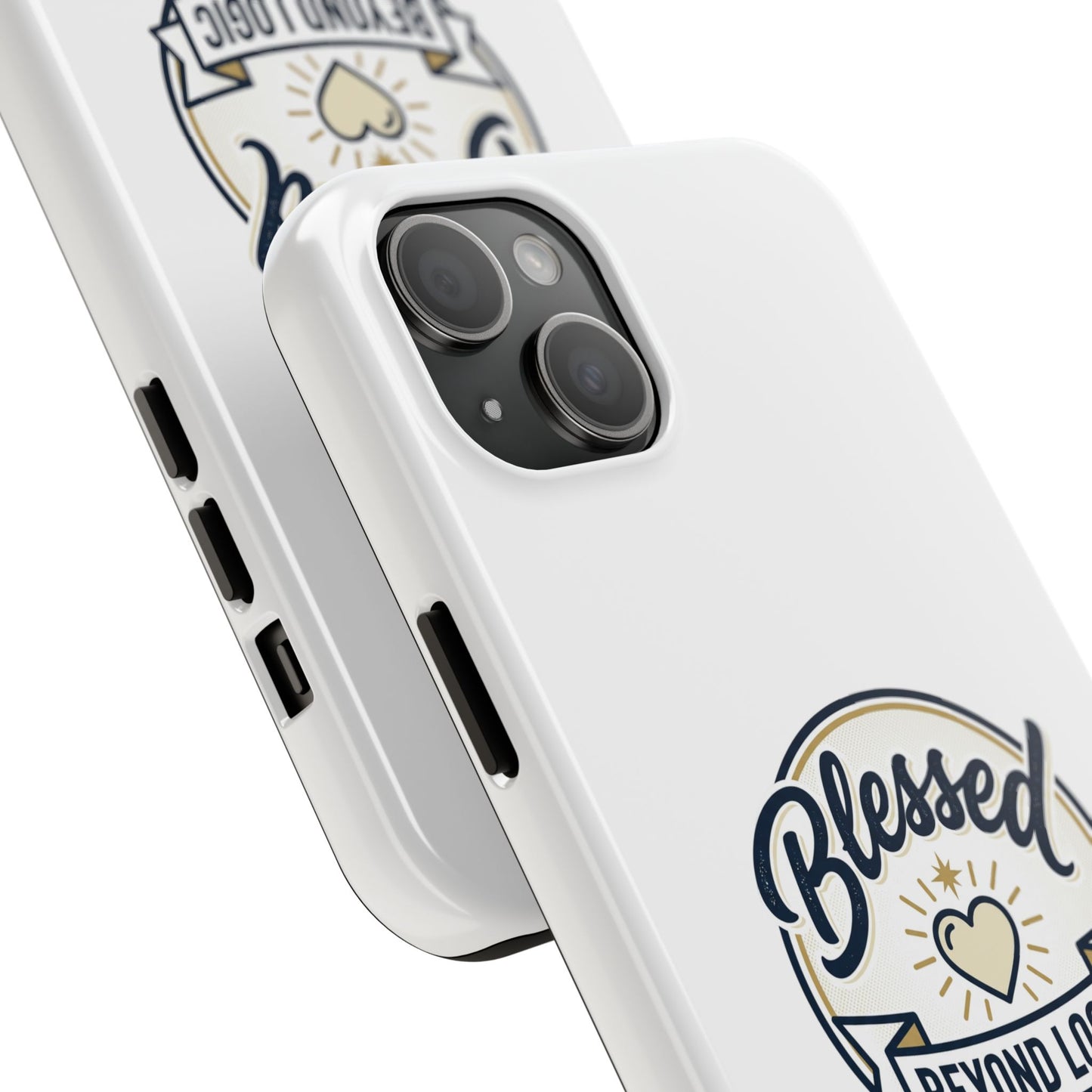 Blessed Beyond Logic Tough Phone Case — Inspirational Christian Phone Cover