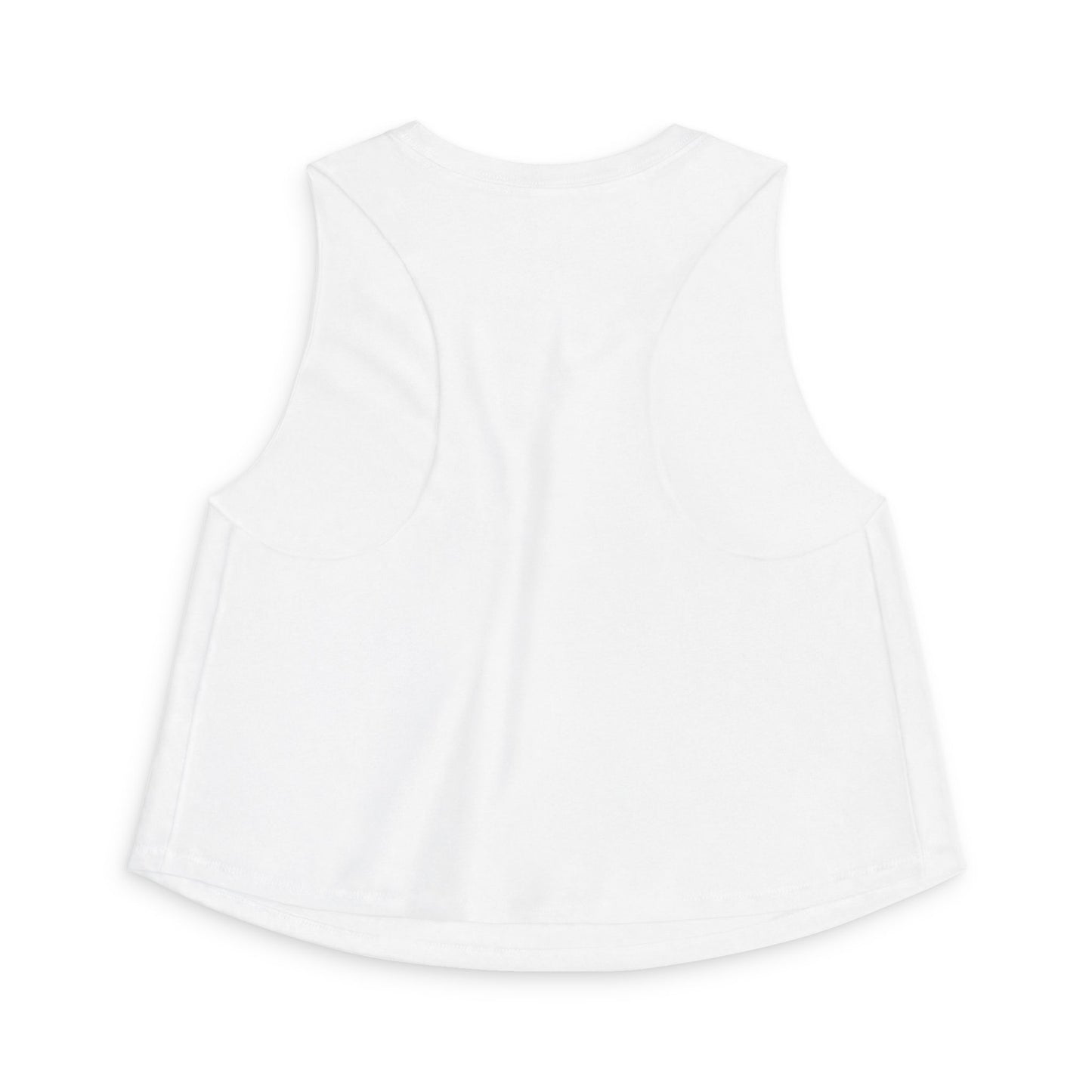 Stay Pawsitive Crop Top — Cute Dog Graphic Women's Tank