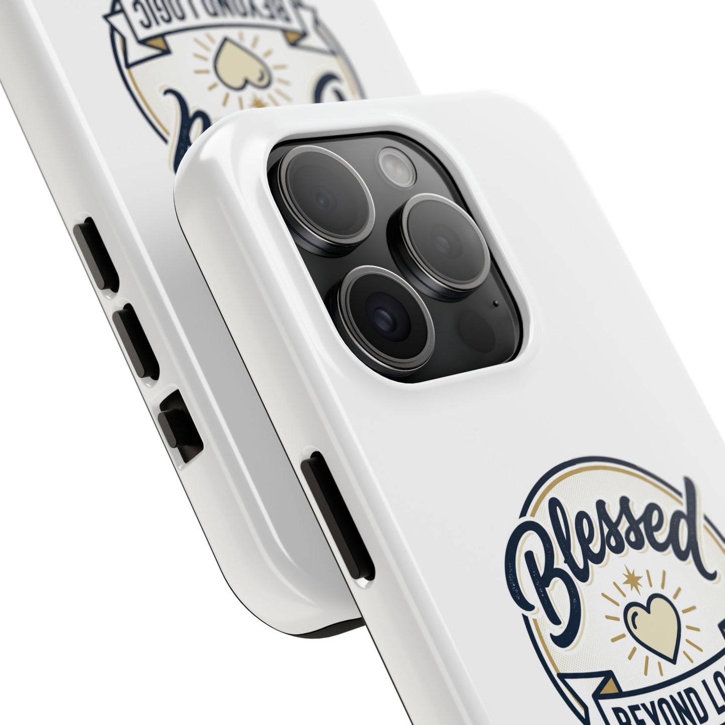 Blessed Beyond Logic Tough Phone Case — Inspirational Christian Phone Cover