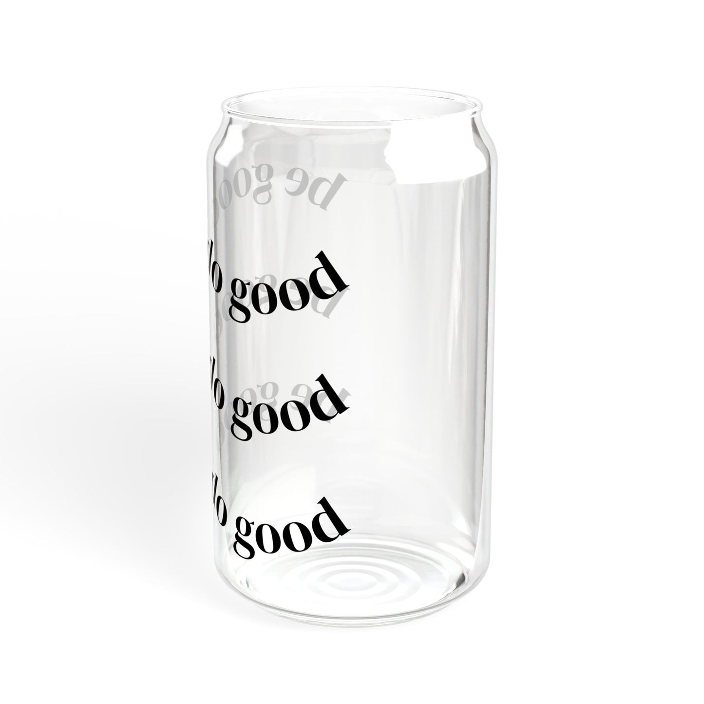 16oz Sipper Glass — Clear Drinkware Tumbler