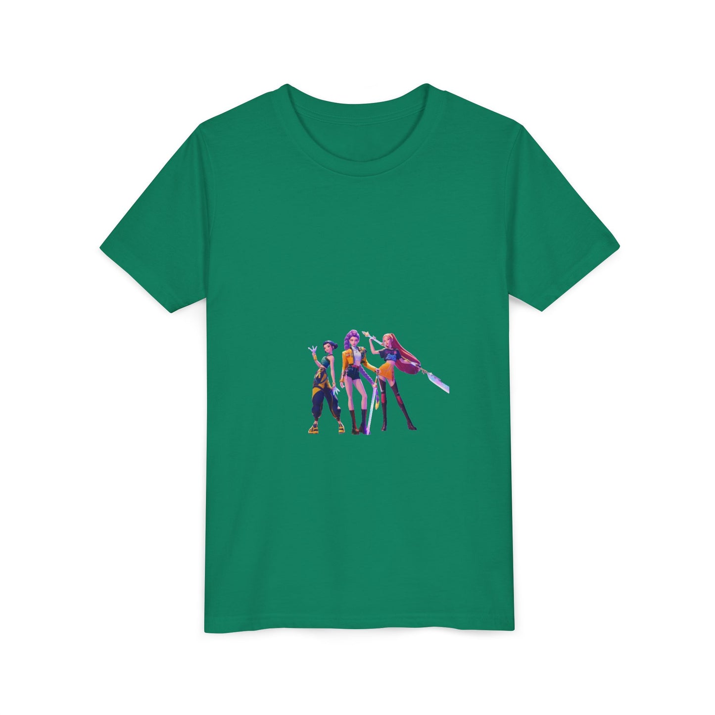 Youth Tee — Colorful Cartoon Band Kids T‑Shirt