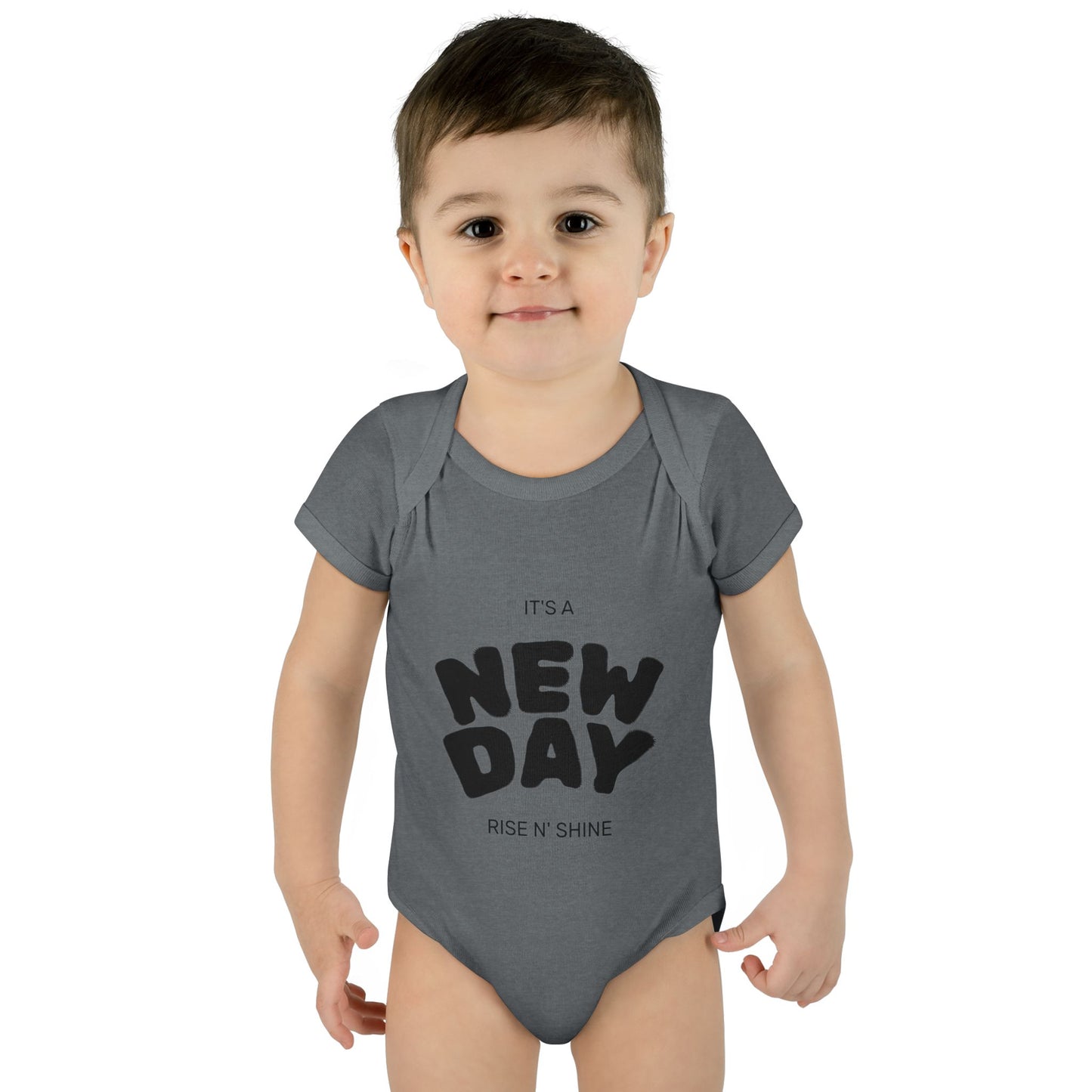 Infant Bodysuit "It's a New Day — Rise N' Shine" Baby Onesie