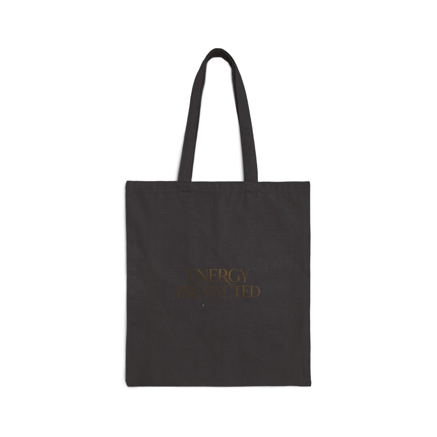 Energy Protected Cotton Tote Bag — Minimal Spiritual Canvas Shopper