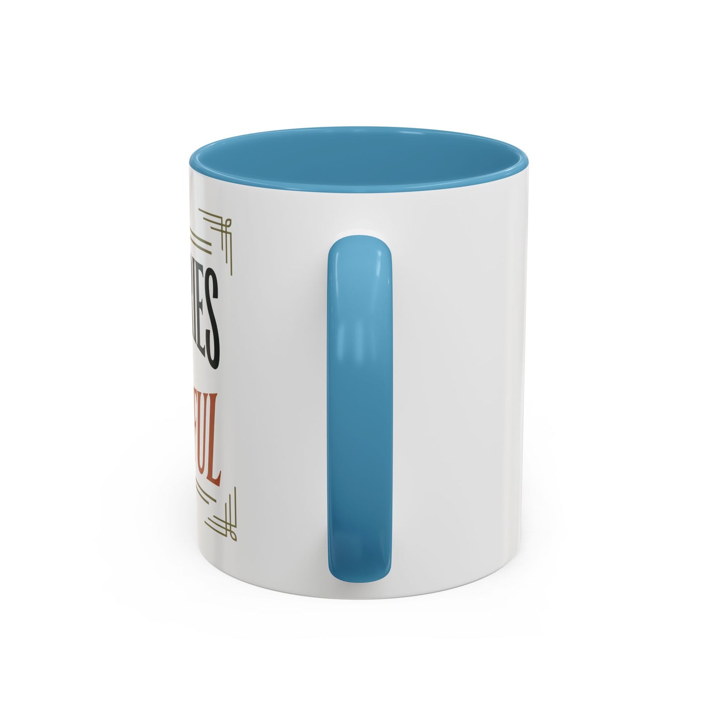 Boundaries Are Beautiful Accent Coffee Mug — Inspirational Self-Care Coffee Cup (11/15oz)