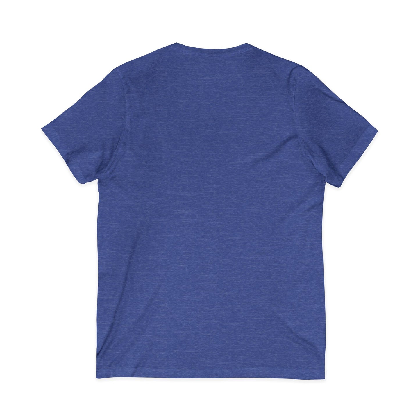 King of Cups Playing Card V‑Neck Tee — Retro Minimalist Tarot/Deck Design
