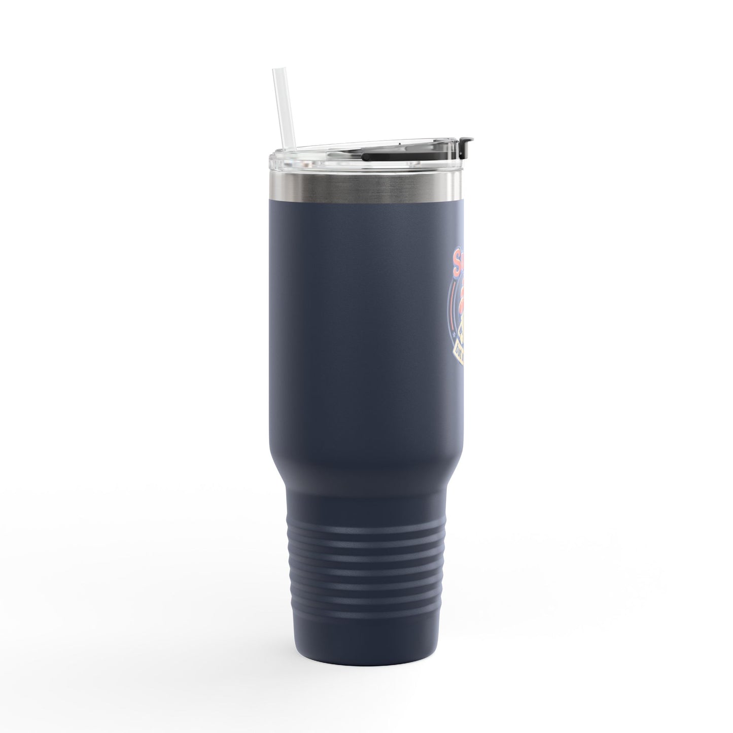 40oz Insulated Travel Mug — "Sweet but Unstoppable" Retro Dessert Design