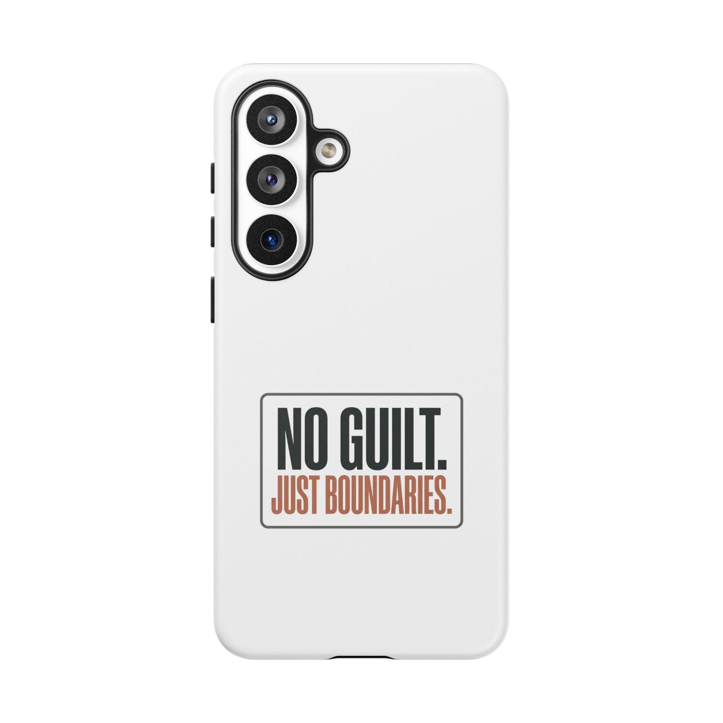 Phone Case — “No Guilt. Just Boundaries.” Motivational Protective Case