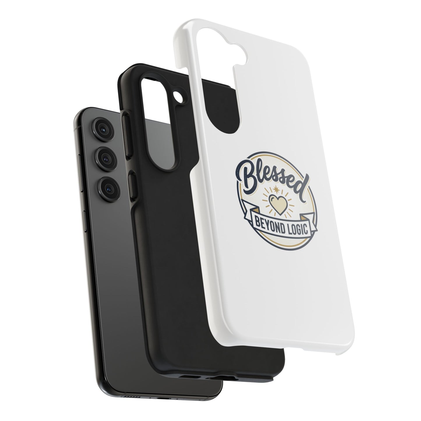 Blessed Beyond Logic Tough Phone Case — Inspirational Christian Phone Cover