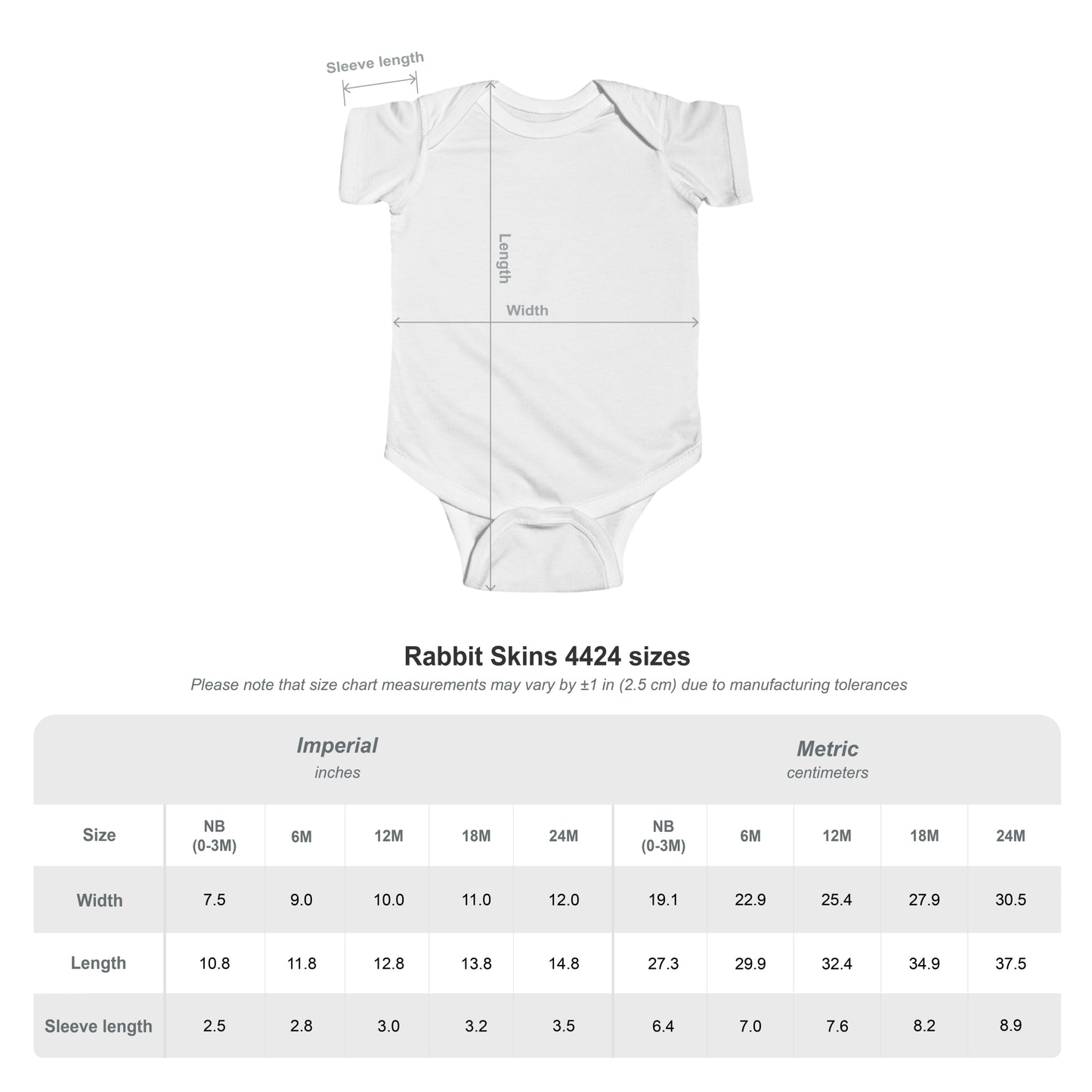 Baby Onesie — 5-Star Thumbs Up Rating Graphic